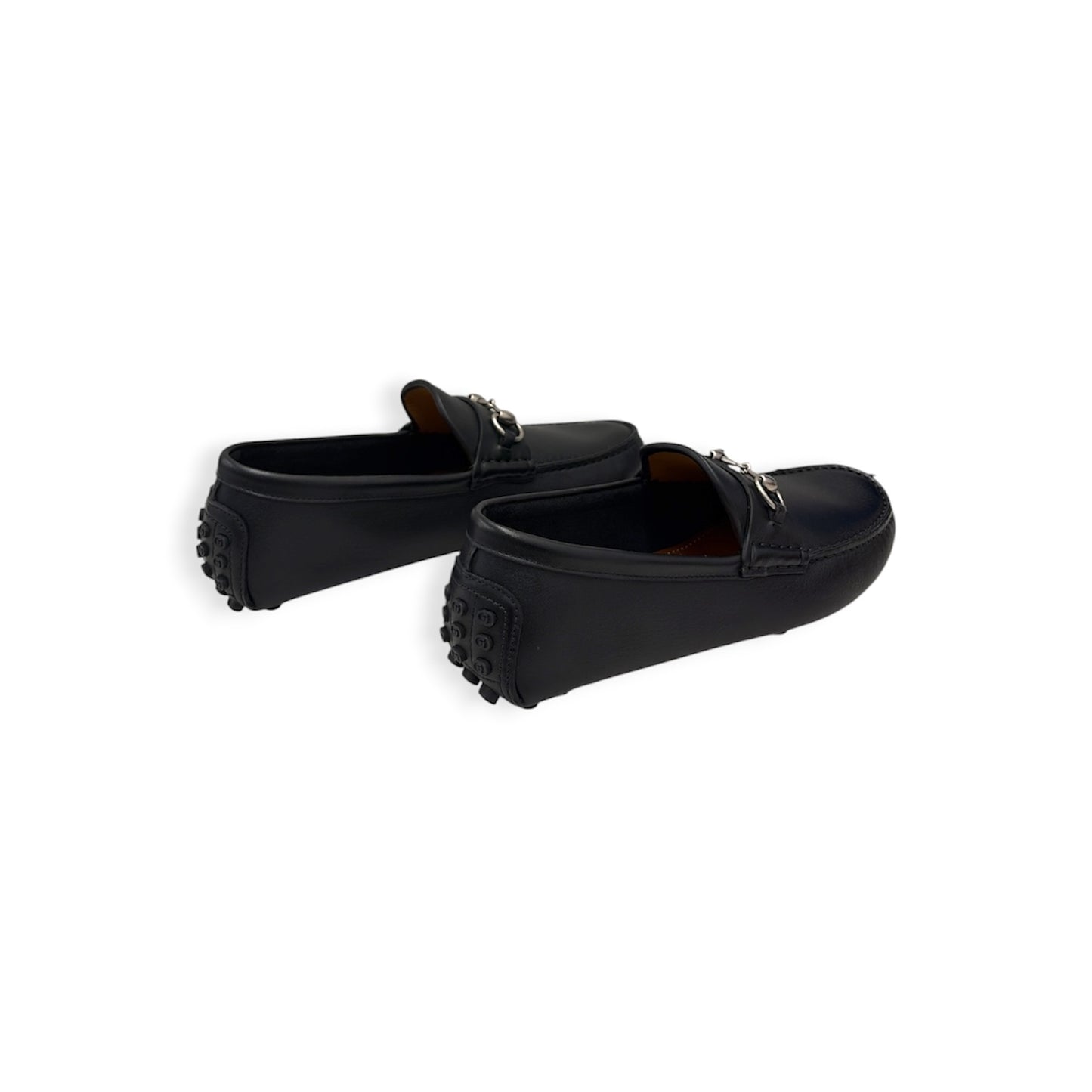 GUCCI Loafers 8 1/2 Mens Black 765859 Rank (AB)