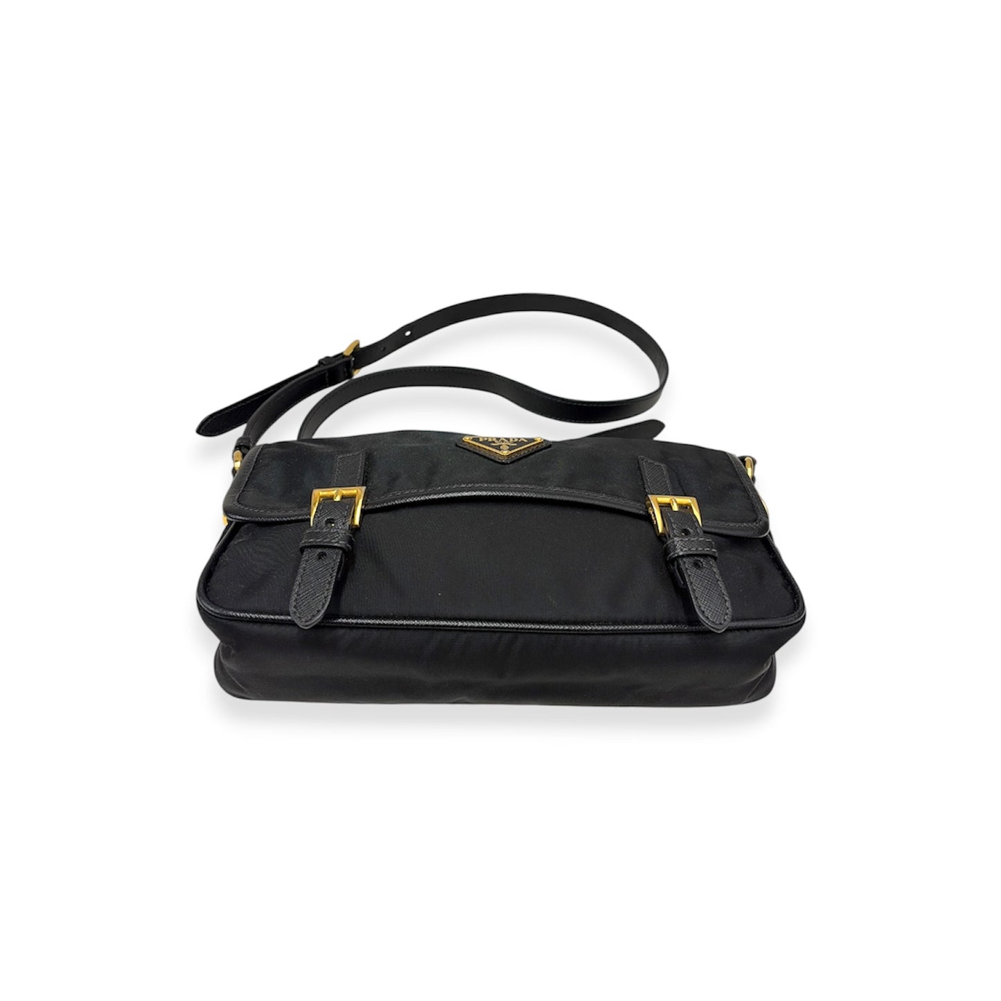 PRADA Shoulder Bag BT0772 Black Stain Rank (B)