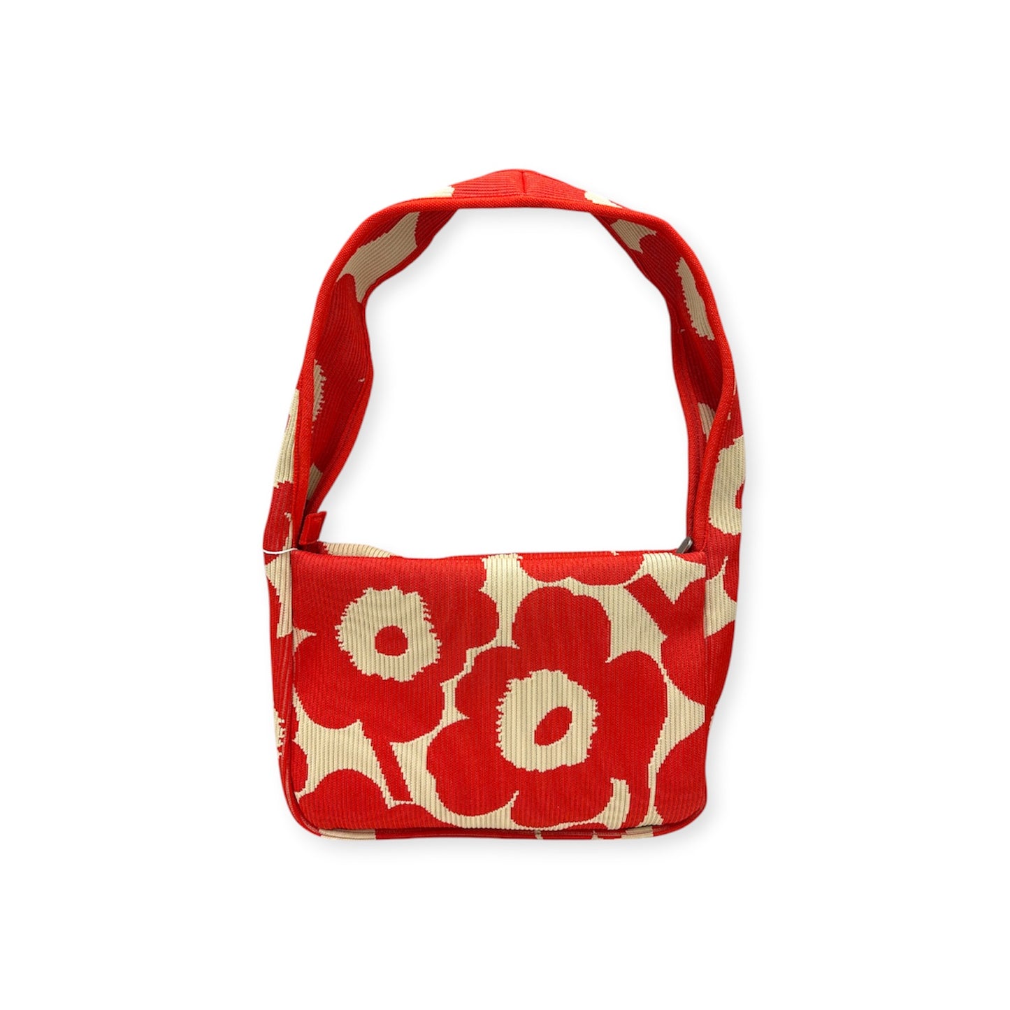 Marimekko Shoulder Bag 094141/524307 Beige And Orsnge Knitted Shoulderbag Unikko Rank (A)
