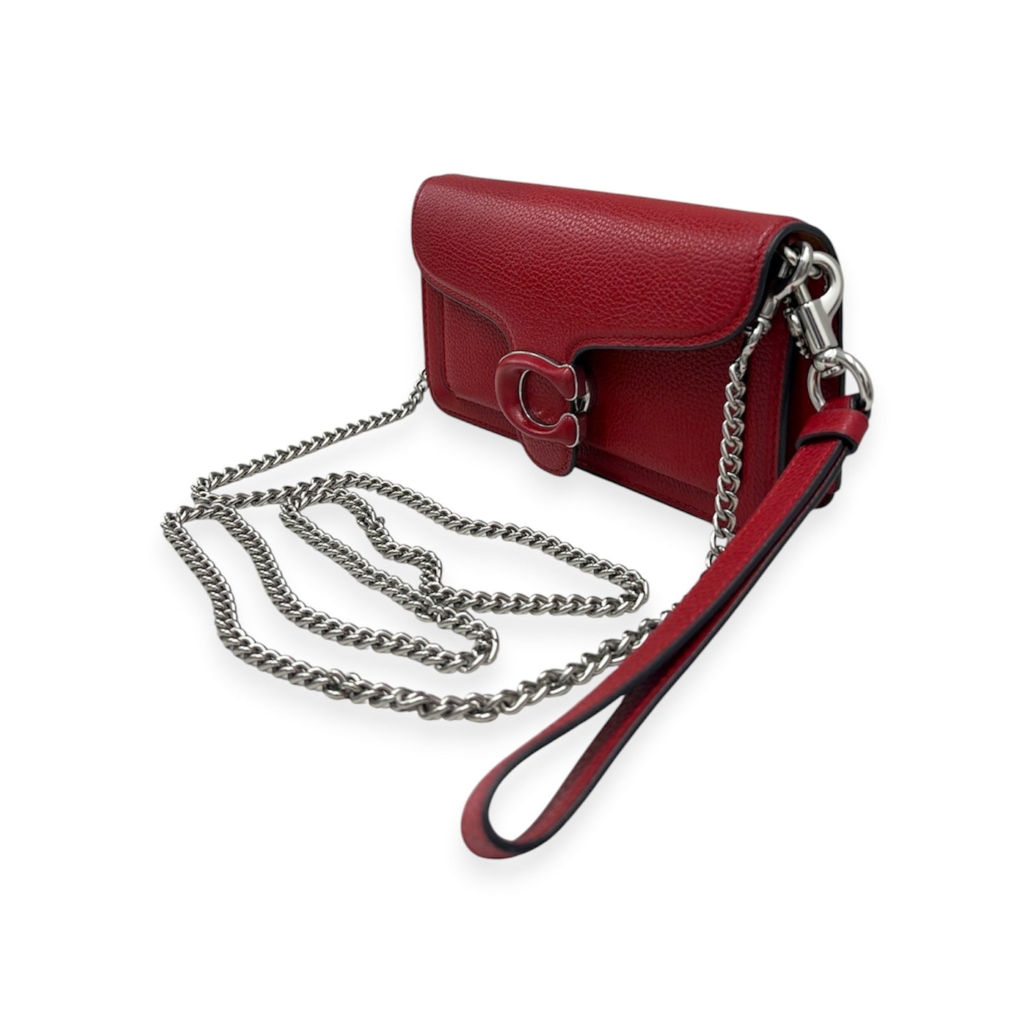 COACH Shoulder Bag CJ925 Red Rank (B)