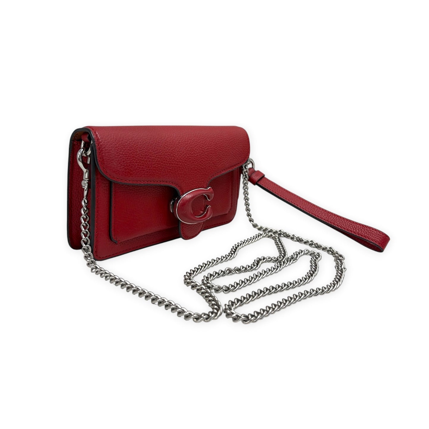 COACH Shoulder Bag CJ925 Red Rank (B)