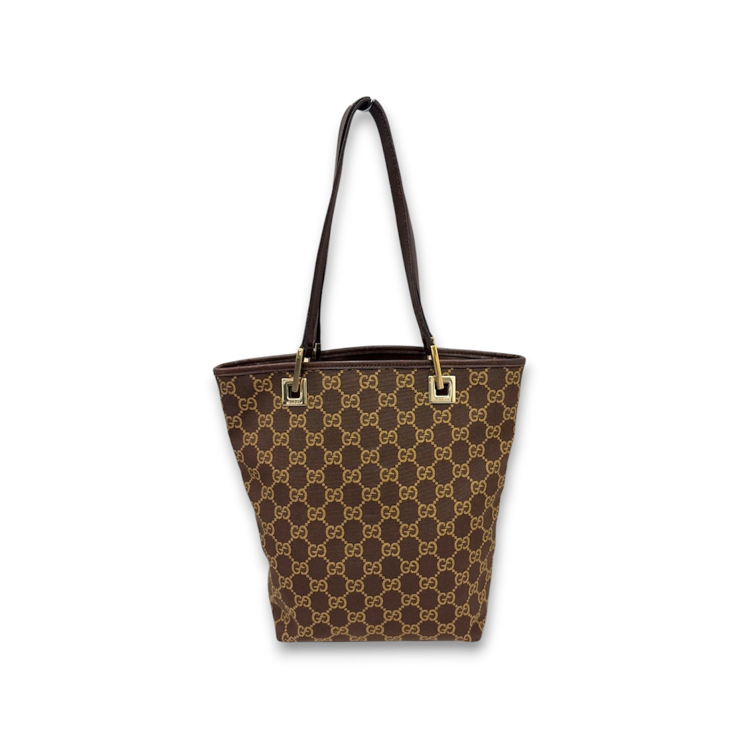 GUCCI Tote Bag 002. 1099 Brown *Scratch/Damage/Stain/Strap Damage* Rank (B)