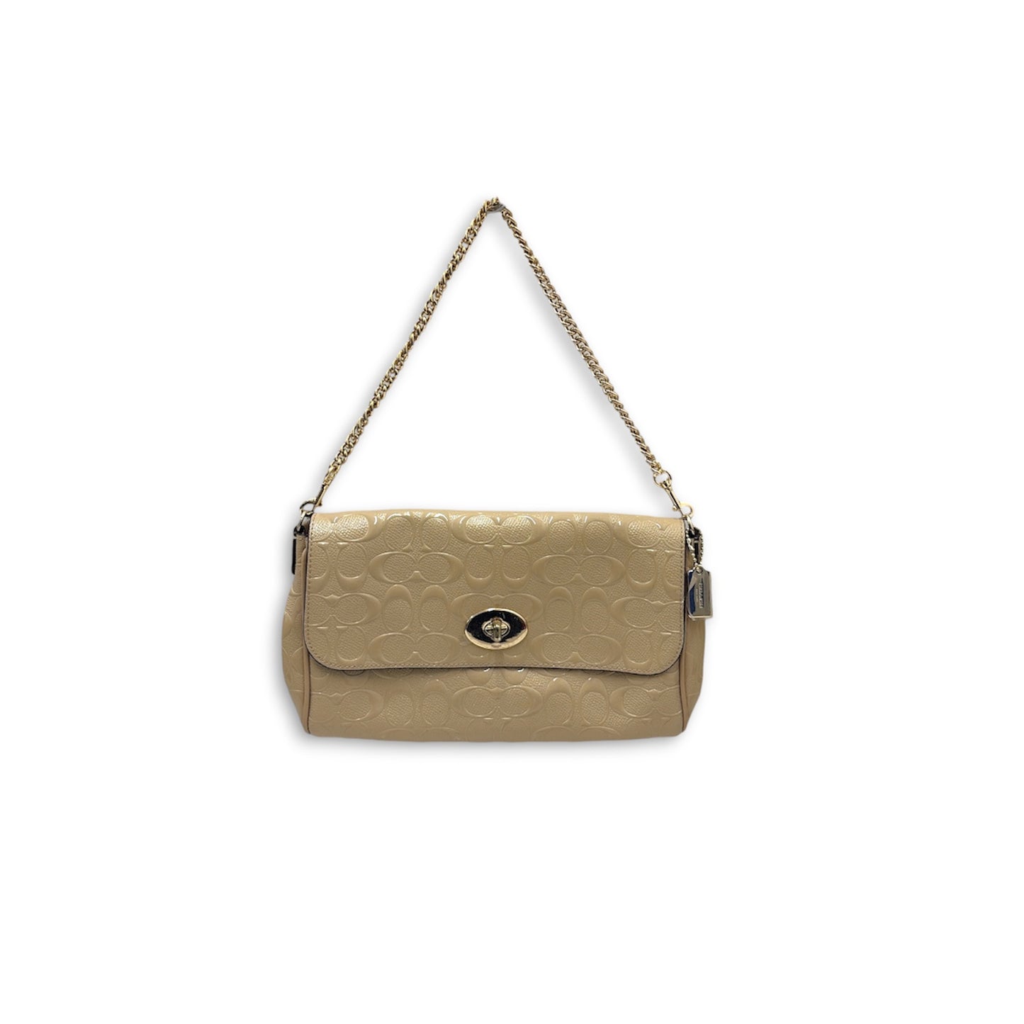 COACH Shoulder Bag F55452 Beige Rank (A)