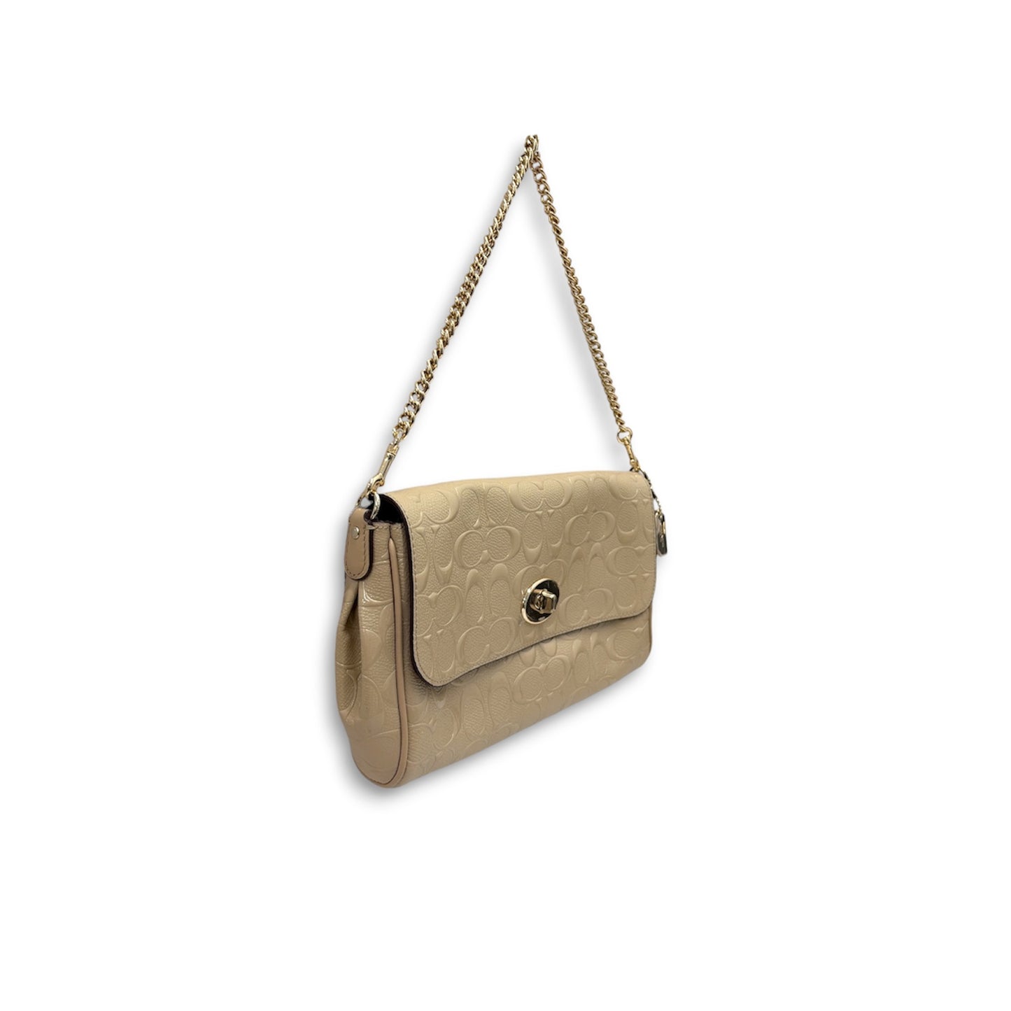 COACH Shoulder Bag F55452 Beige Rank (A)