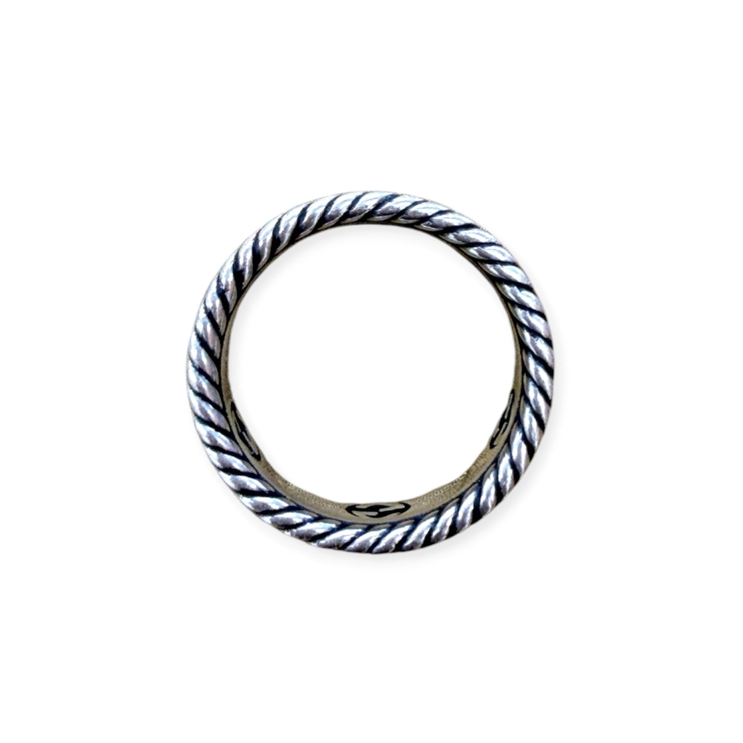 GUCCI Ring Sliver/black 577263*Size12 Rank (B)