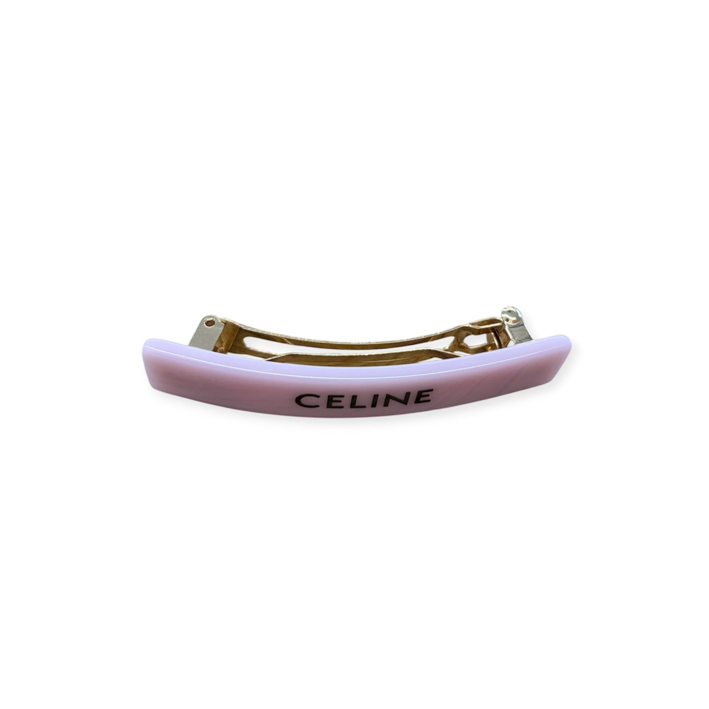 CELINE Hair Clip Pink Gold FLP1272 Monochroms Rank (B)