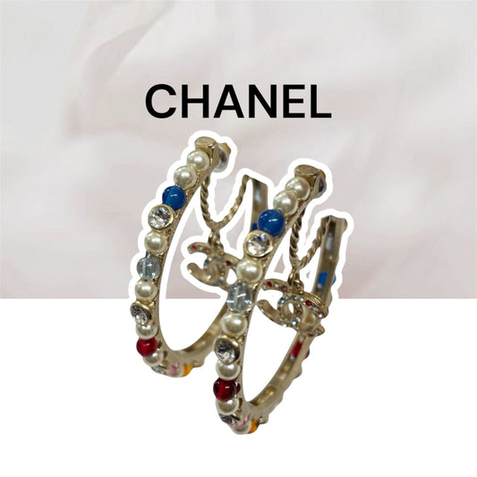 CHANEL  Earring AB3195 B0205 Gold