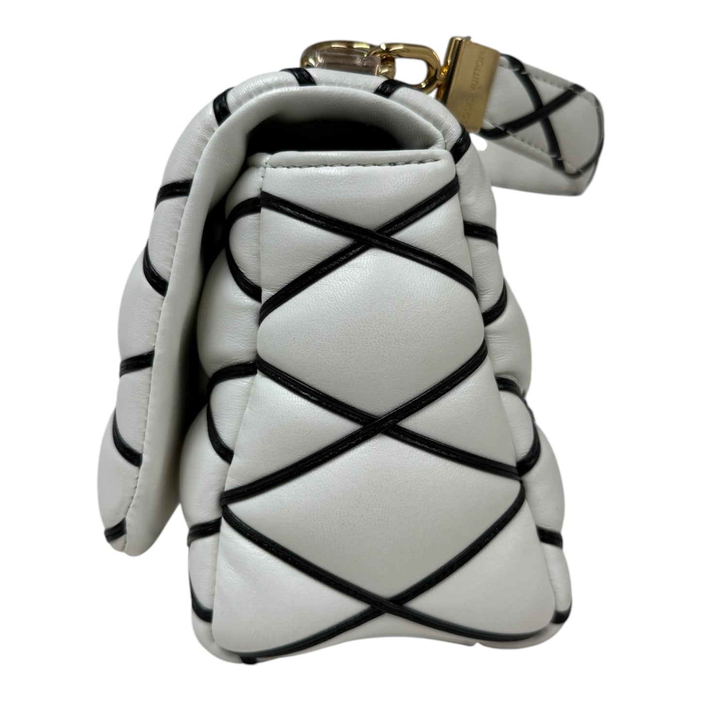LOUIS VUITTON PICO GO-14 M23762 White/Black RFID