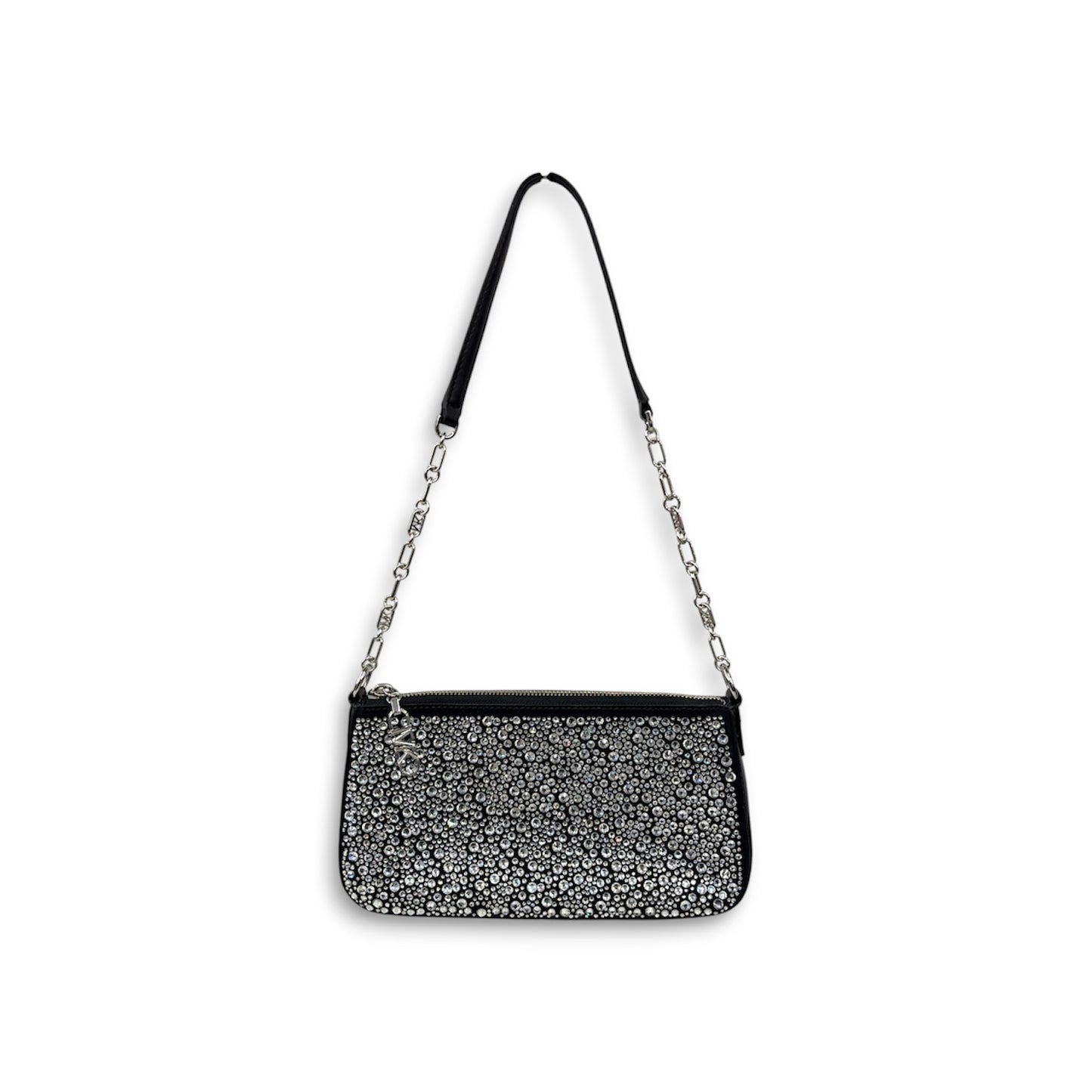 MICHAEL KORS Shoulder Bag 32H3S8EW6S White And Black Rank (B)