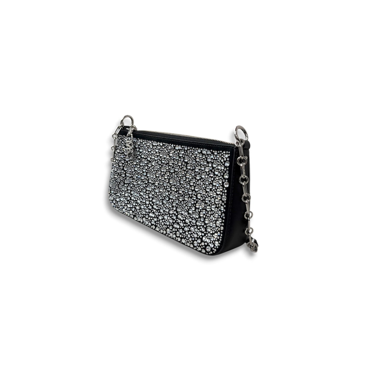 MICHAEL KORS Shoulder Bag 32H3S8EW6S White And Black Rank (B)