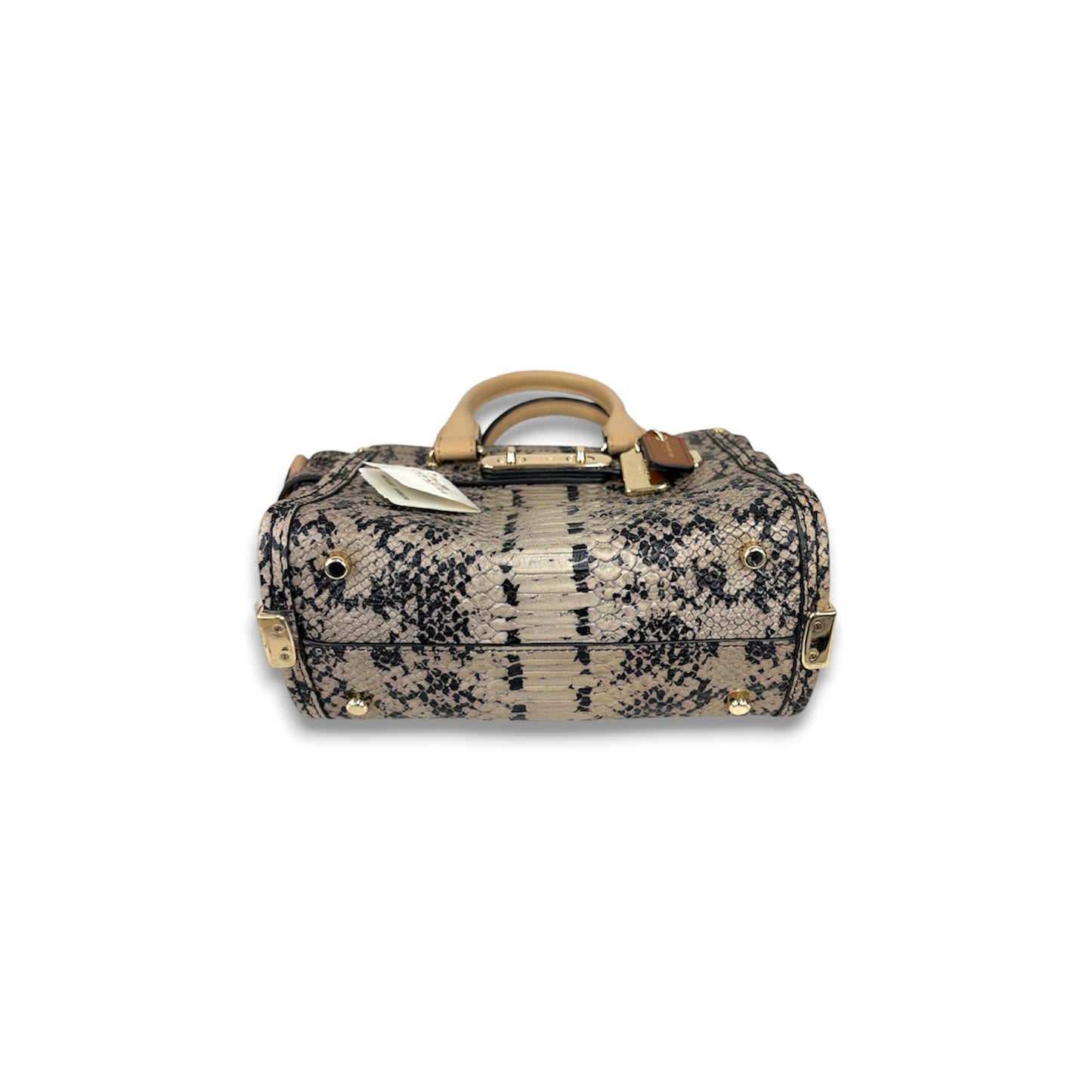 COACH 2WAY Bag 37187 Beige And Brown Rank (A)