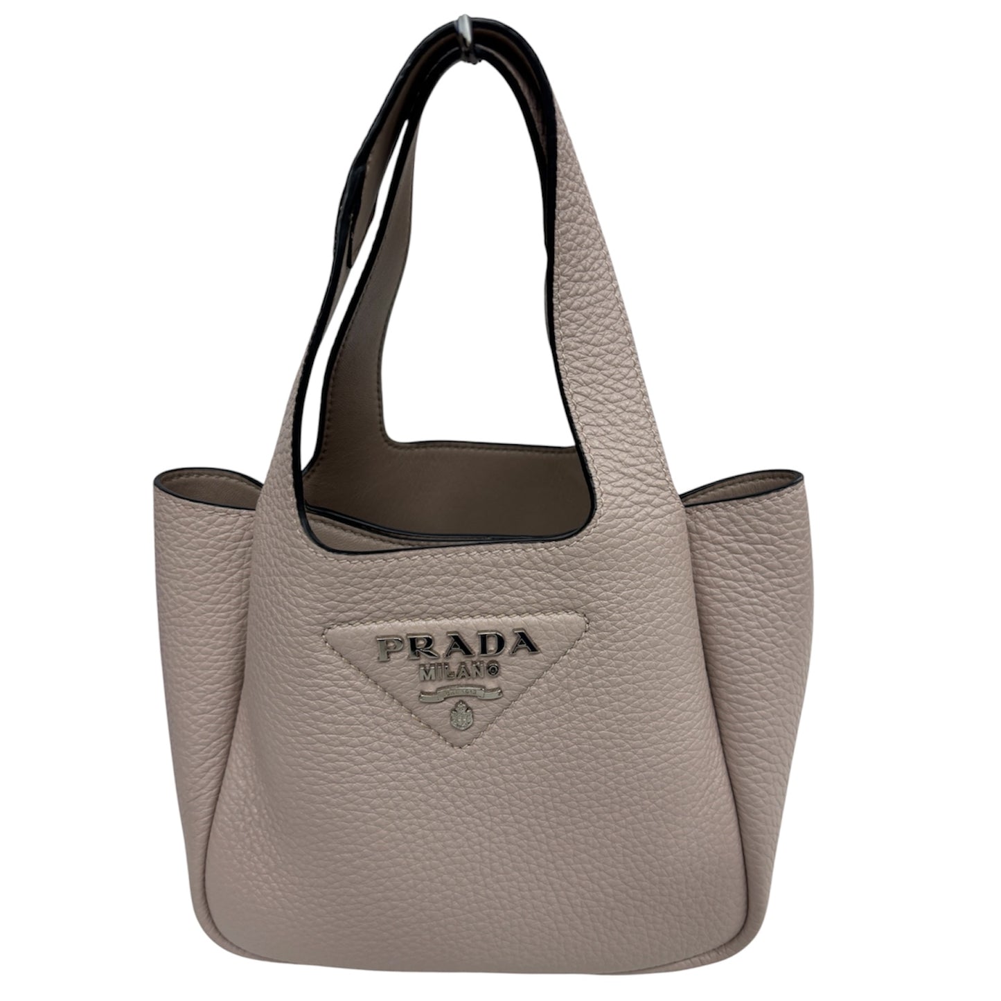 PRADA Tote Bag NFC Pink Liaison small leather