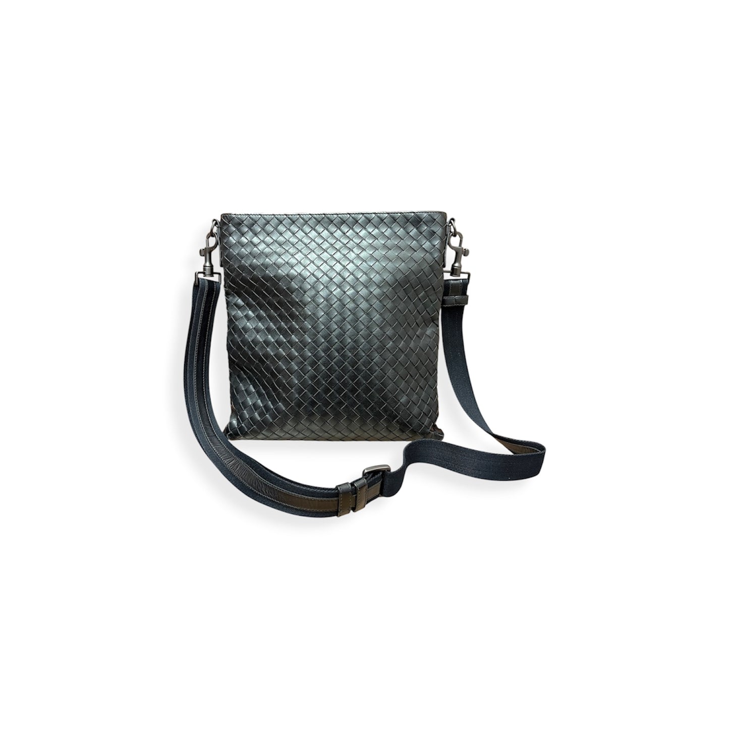 BOTTEGA VENETA Messenger Bag Black Smaill Damage B05238900A Veneta Rank (B)