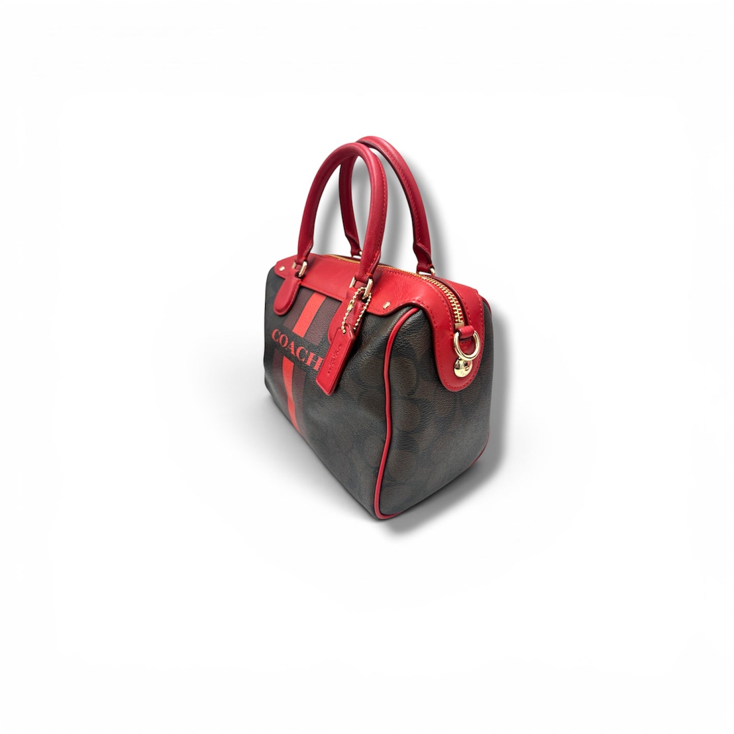 COACH 2WAY F38401 RANK (A) RED AND BROWN F38401