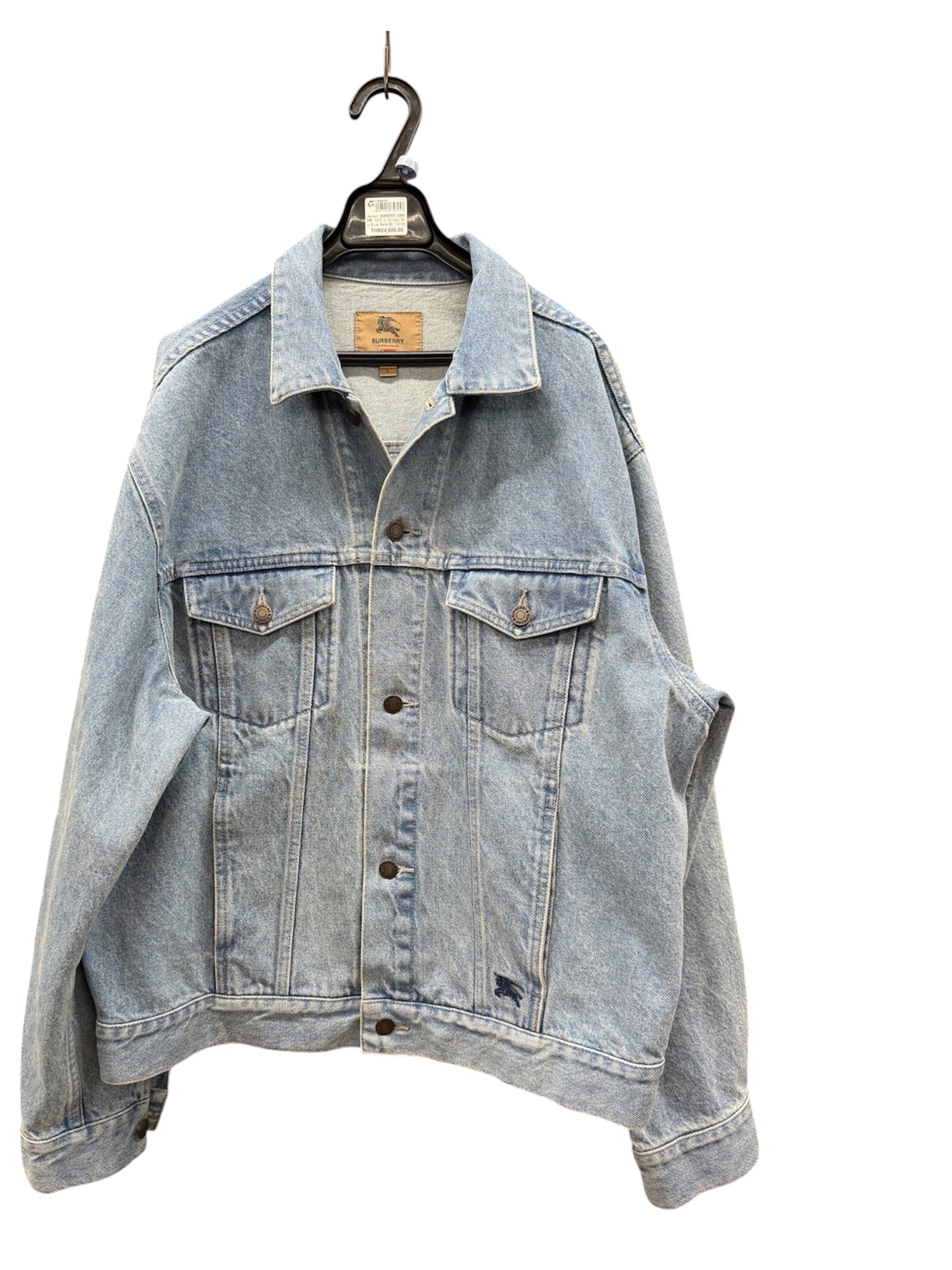 BURBERRY X SUPREME JACKET SIZE L SKY BLUE 101837