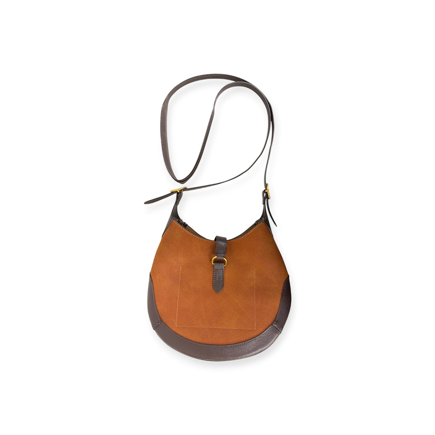 POLO RALPH LAUREN Semi One Shoulder Bag Polo ID Lady's Brown