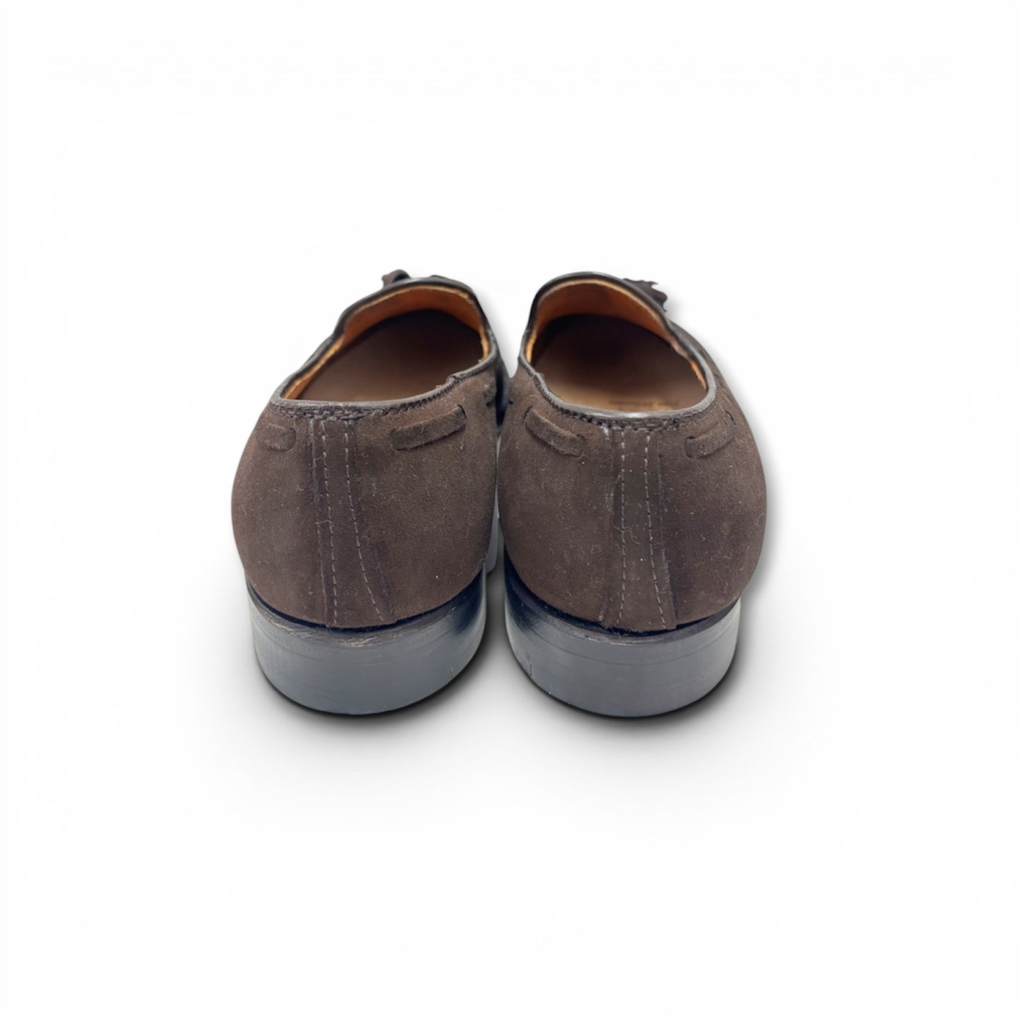 ALDEN LOAFERS US6 MENS DARK BROWN RANK (A) STAIN *666