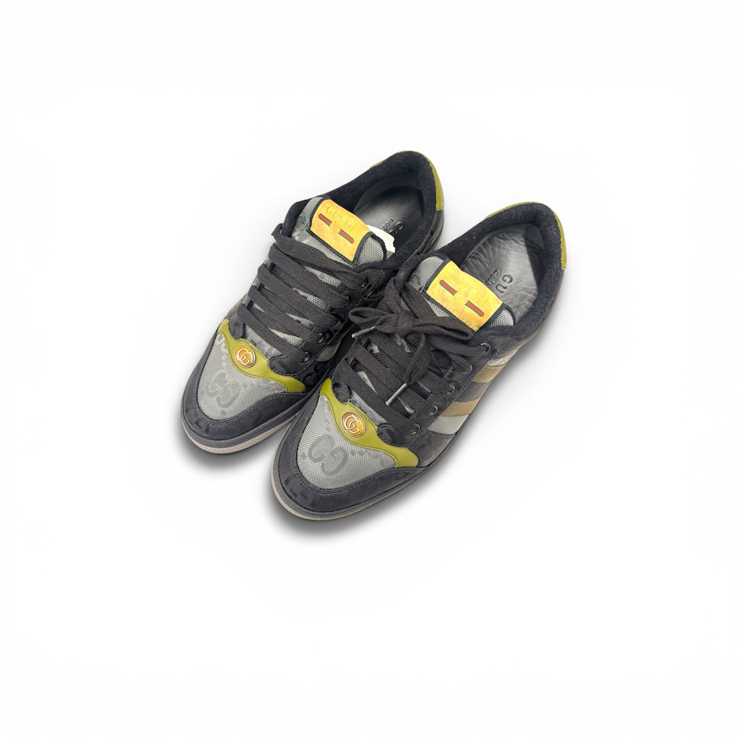 GUCCI SNEAKER 8 1/2 MENS BLACK RANK (B) FAFOE 858471