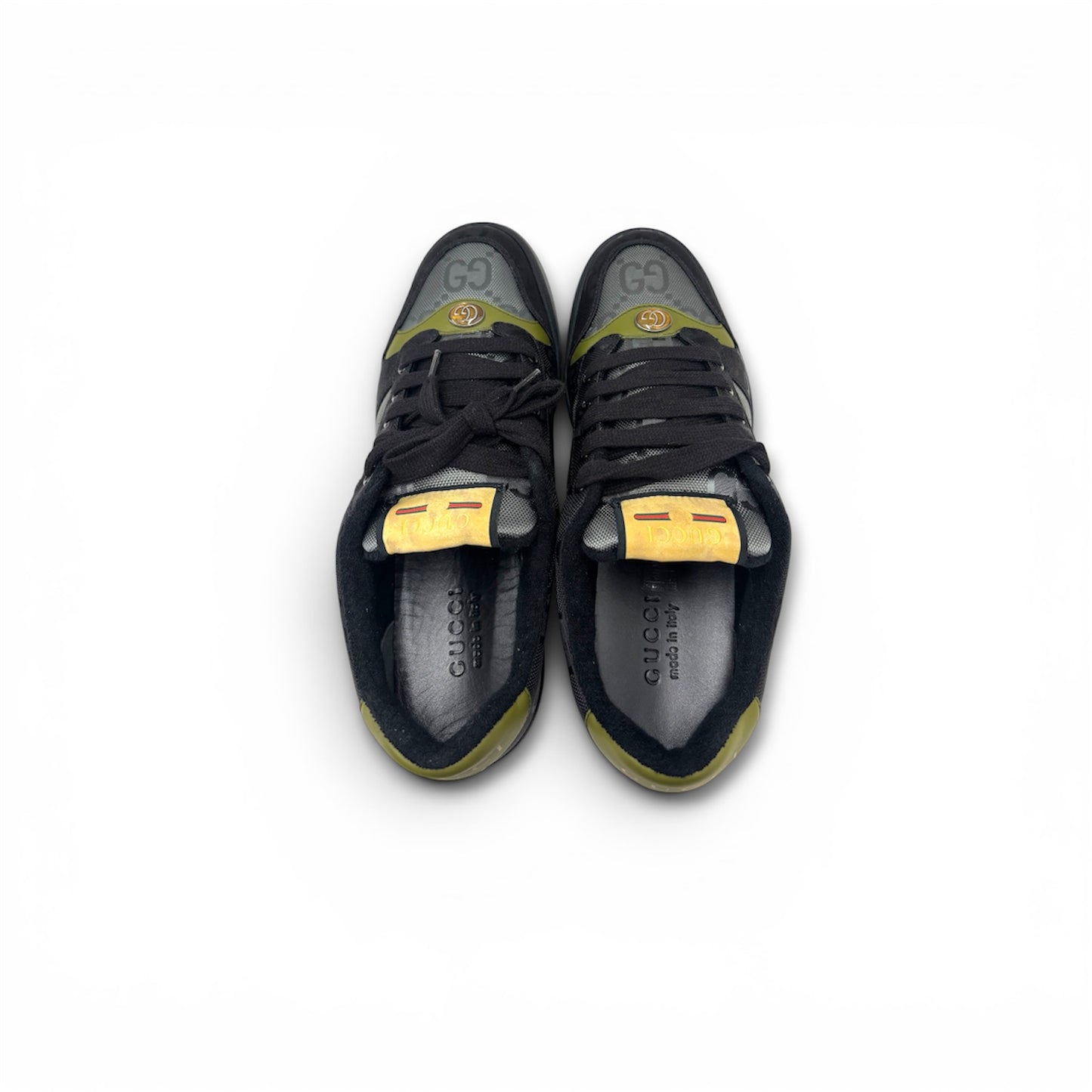 GUCCI SNEAKER 8 1/2 MENS BLACK RANK (B) FAFOE 858471