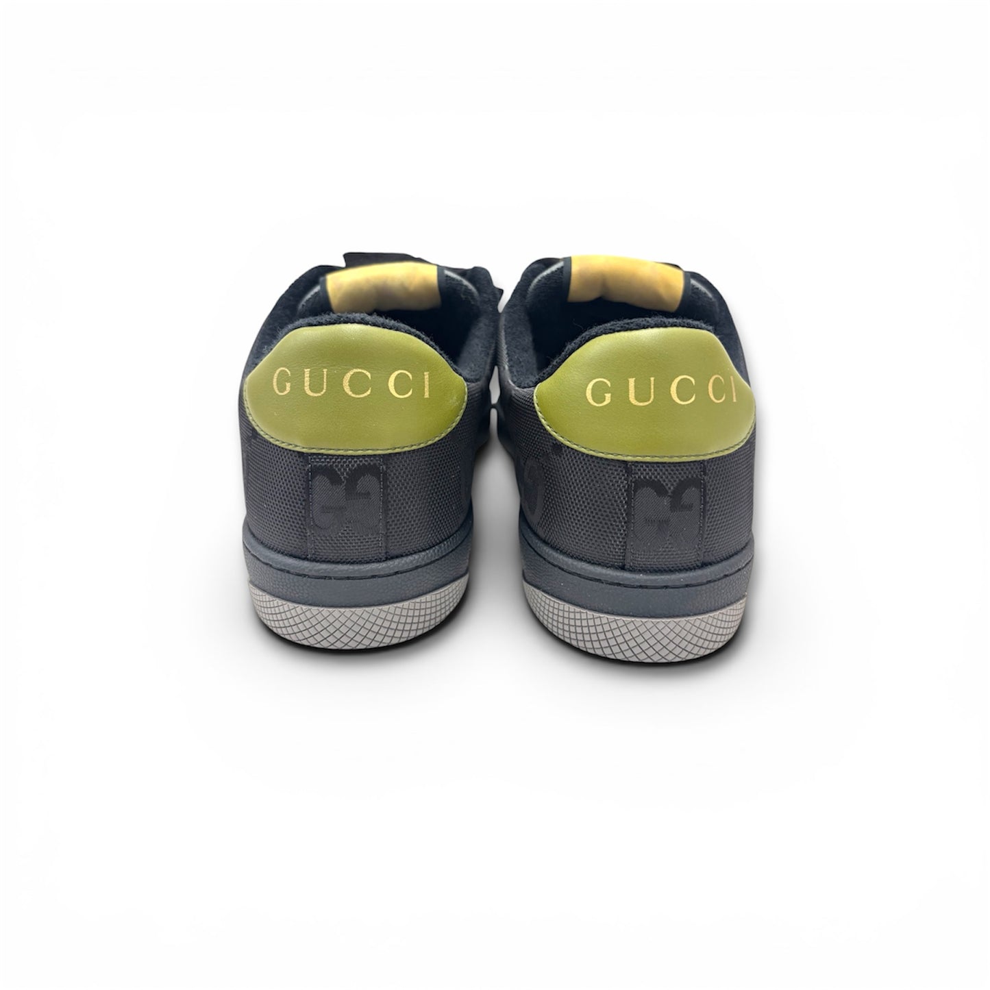 GUCCI SNEAKER 8 1/2 MENS BLACK RANK (B) FAFOE 858471