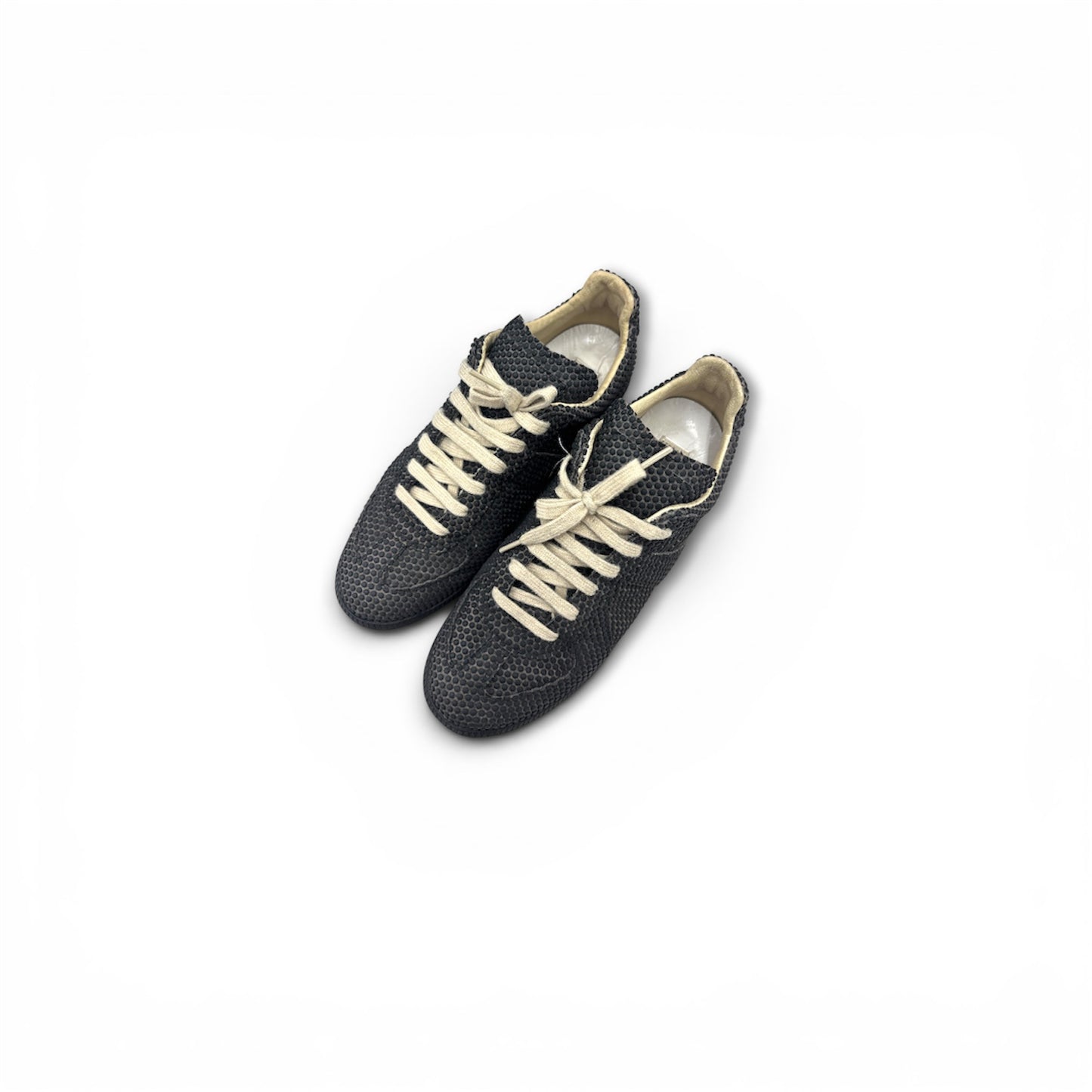 MAISON MARTIN MARGIELA LEATHER DOTS SHOES 41 MENS BLACK S37WS0224
