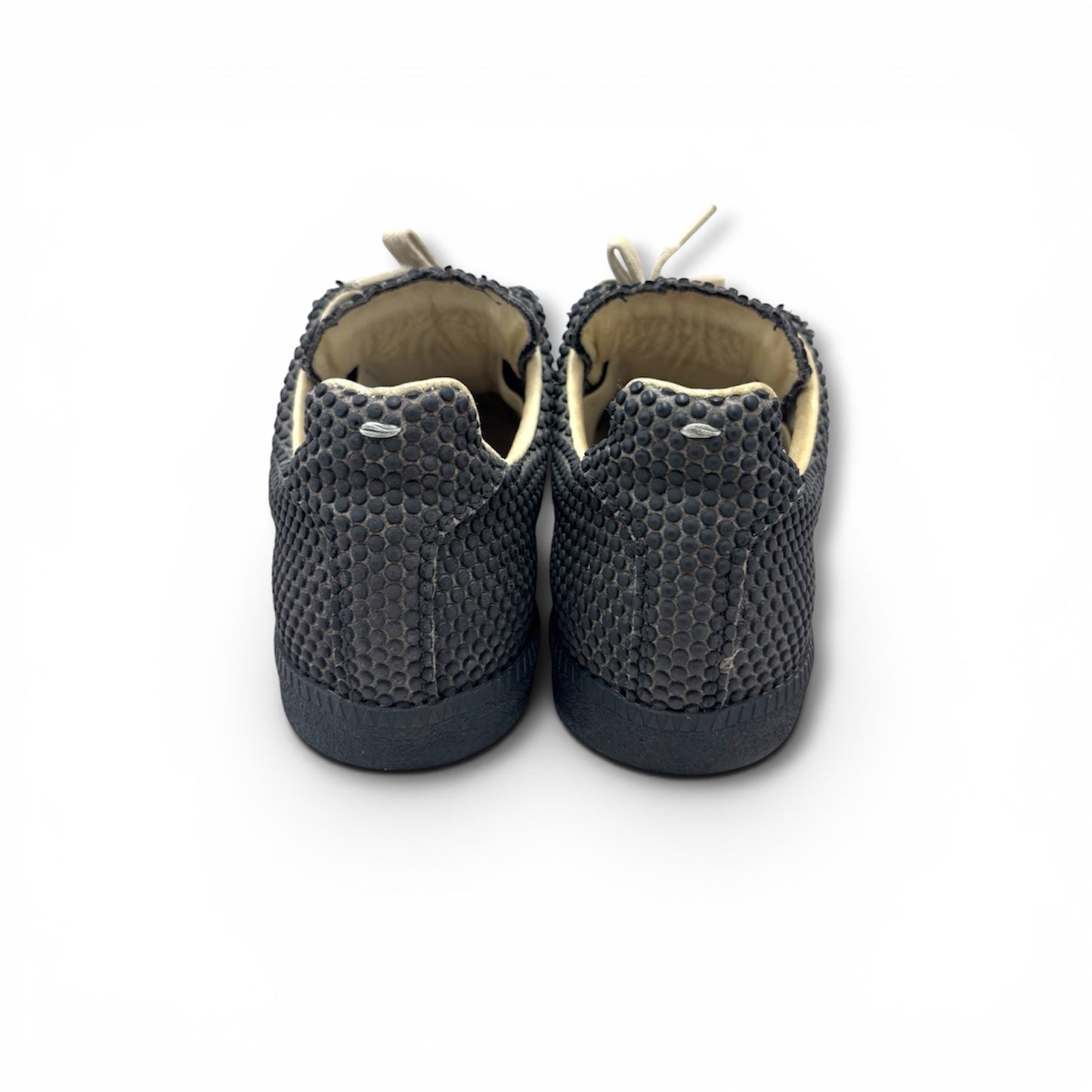 MAISON MARTIN MARGIELA LEATHER DOTS SHOES 41 MENS BLACK S37WS0224