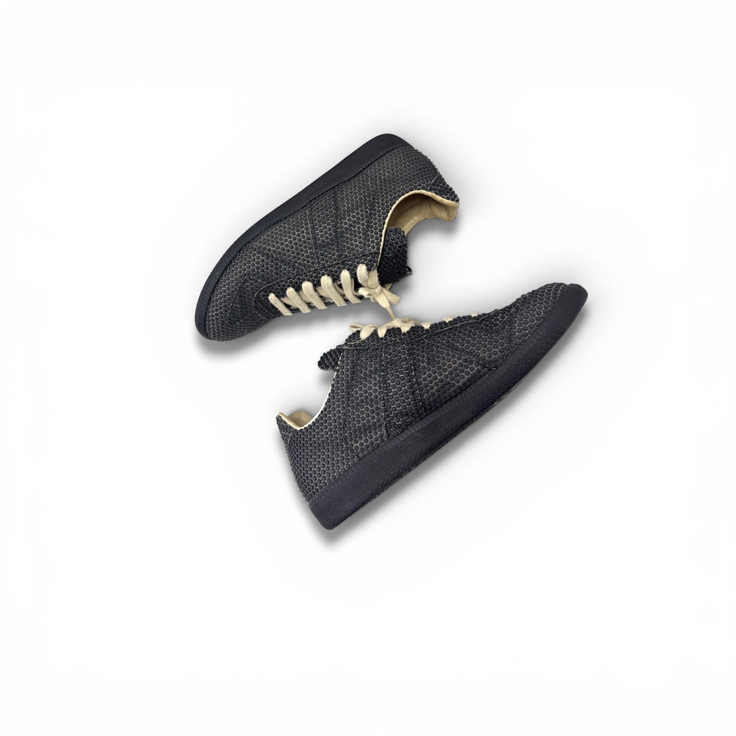 MAISON MARTIN MARGIELA LEATHER DOTS SHOES 41 MENS BLACK S37WS0224