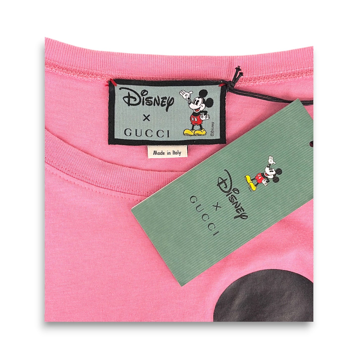 GUCCI t-Shirt SIZE S Lady's Pink 492347 Mickey Mouse Print Rank (B)