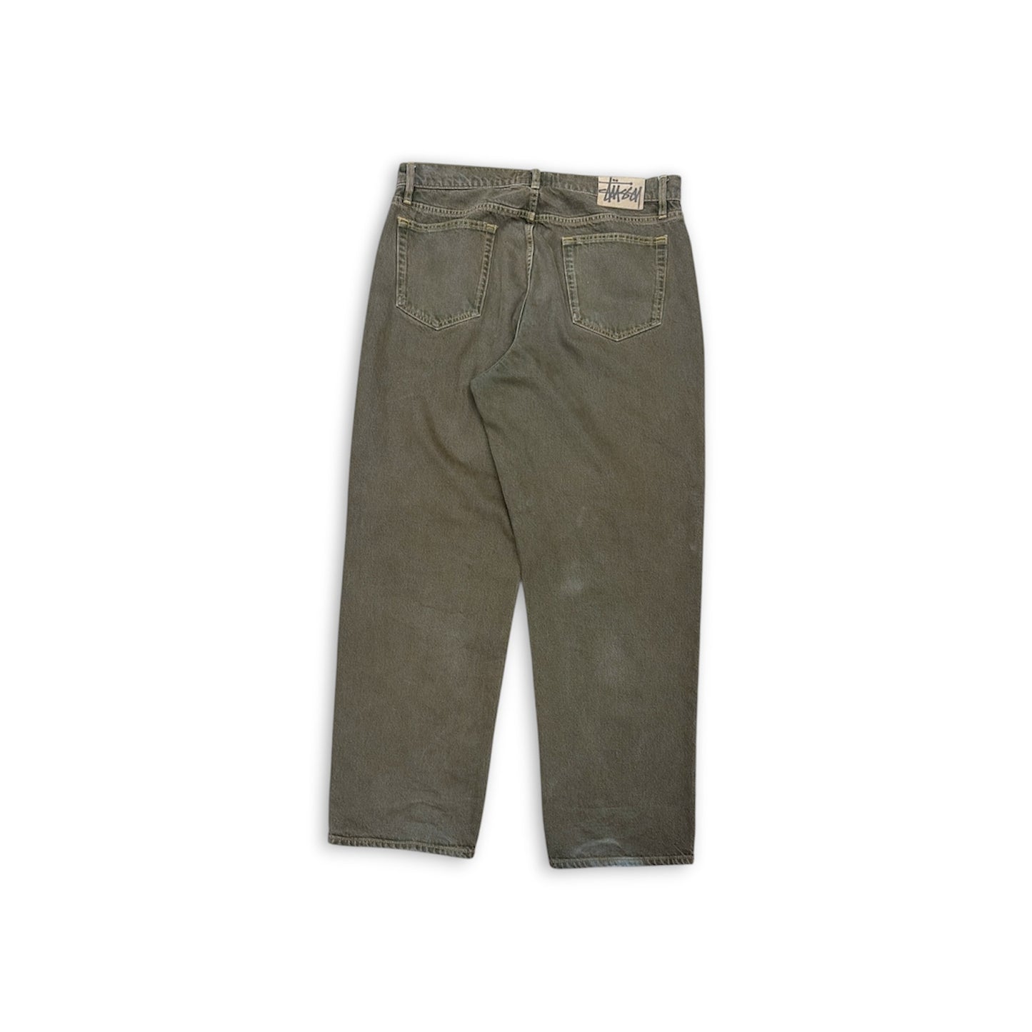 Stussy Leans 34 Mens Dark Brown Big 0L Rank (B)