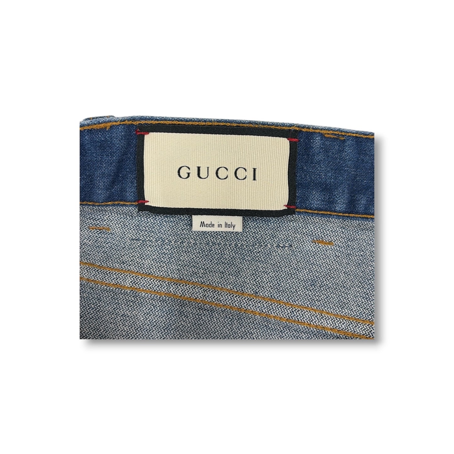 GUCCI Short Jeans 27 Lady's Blue 583978 Rank (B)