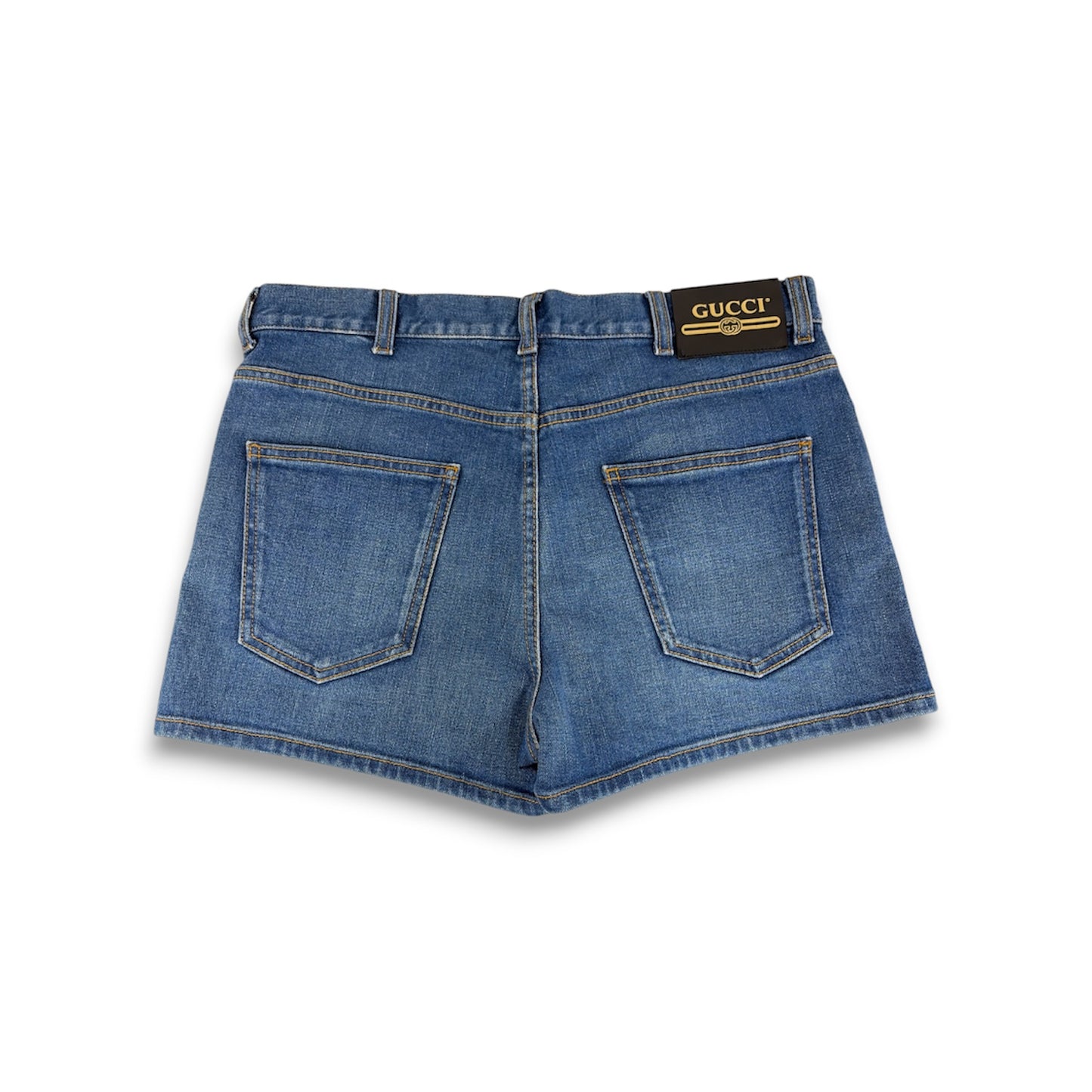 GUCCI Short Jeans 27 Lady's Blue 583978 Rank (B)
