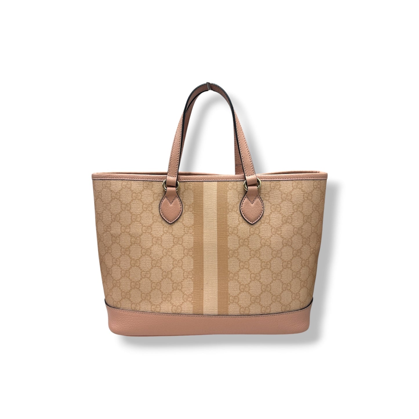 GUCCI 2WAY BAG 765043 Pink Stain 525040 Ophidia Medium GG Supreme Canvas Rank(B)