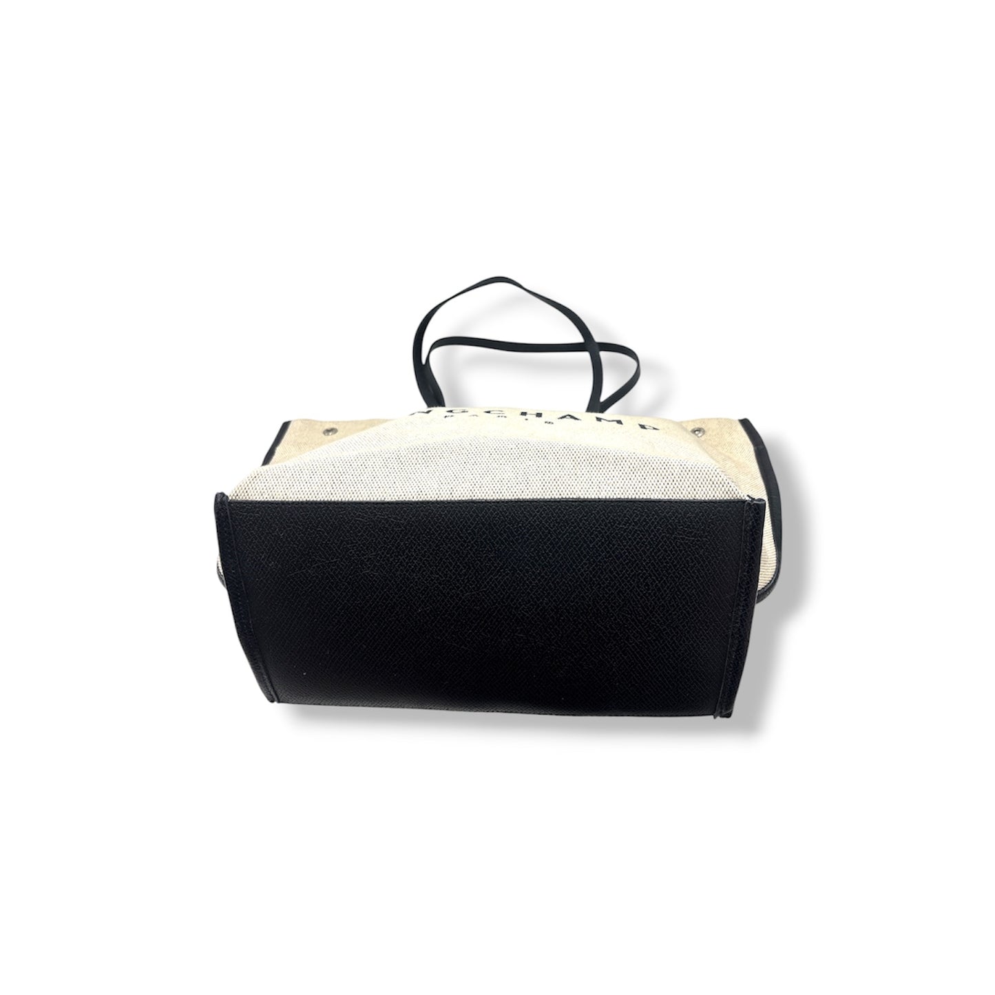 LONGCHAMP Tote Bag 10090HS Beige Stain/Damage Rank(B)