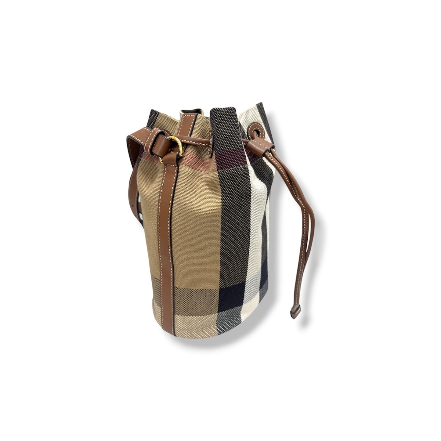 BURBERRY LONDON Shoulder Bag 8084045 Beige/Brown Stain Rank(B)