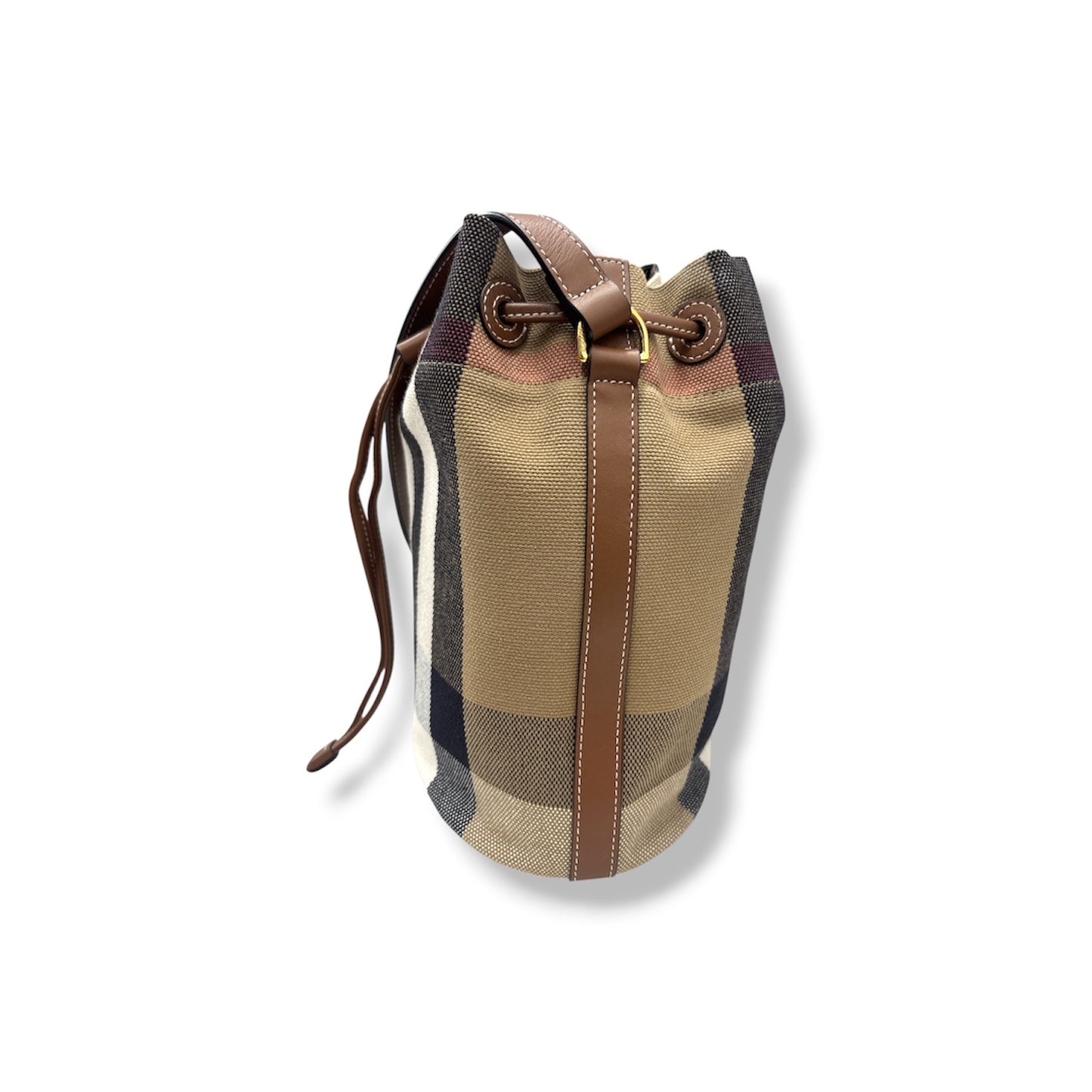 BURBERRY LONDON Shoulder Bag 8084045 Beige/Brown Stain Rank(B)