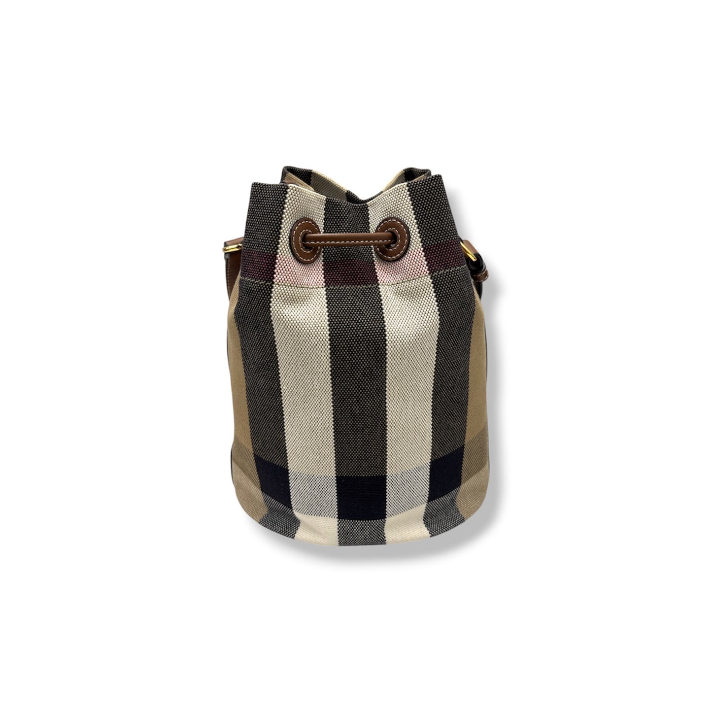 BURBERRY LONDON Shoulder Bag 8084045 Beige/Brown Stain Rank(B)