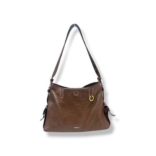 Songmont Shoulder Bag Brown Medium Tore Hobo Bag Rank(B)