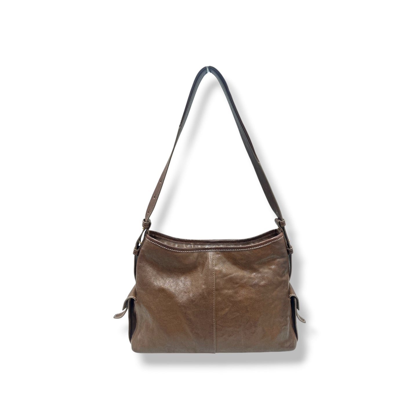 Songmont Shoulder Bag Brown Medium Tore Hobo Bag Rank(B)