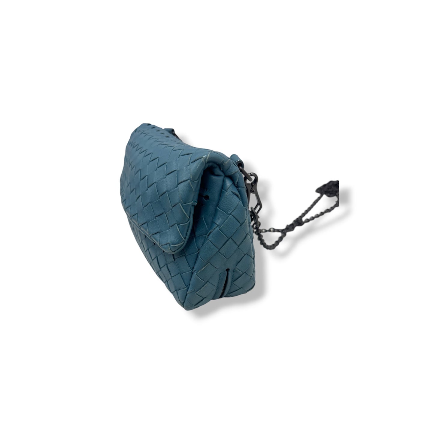 BOTTEGA VENETA Shoulder Bag D10VDFVA7CPTR4JK Blue Scratch Rank(B)