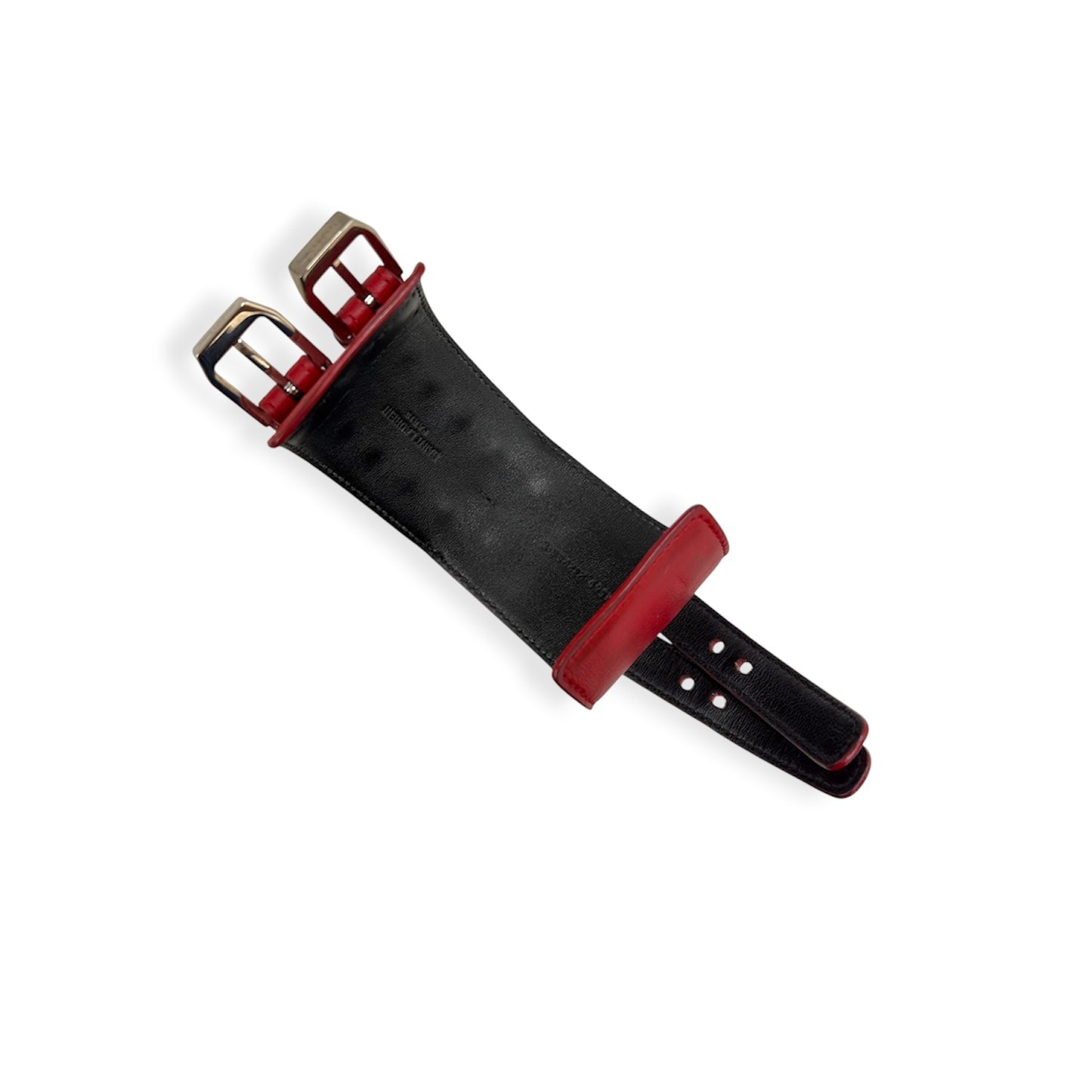 Saint Laurent Paris Bangle Red/Black 314569 Rank(B)