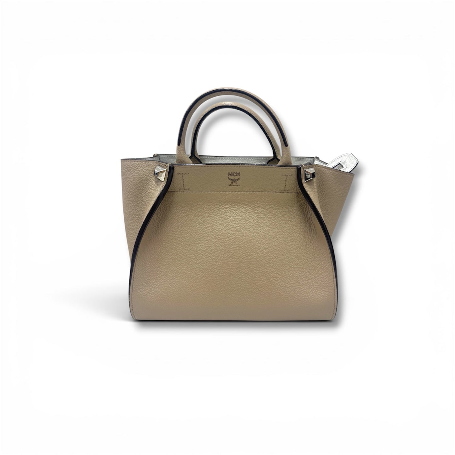MCM 2WAY MWT5STUO4NP RANK (B) BEIGE STAIN