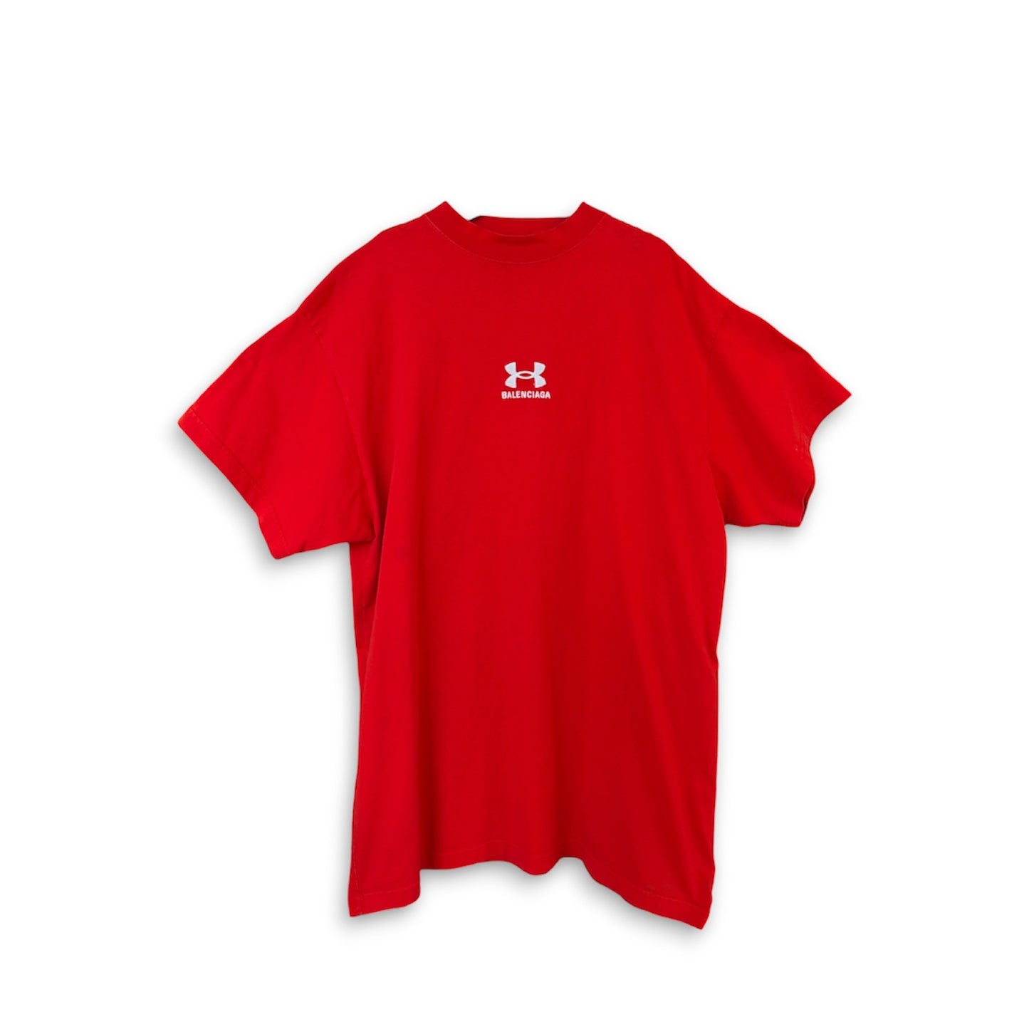 BALENCIAGA X UNDER ARMOUR T-shirt 1 Unisex Red 787349 TRVB7 Rank (B)