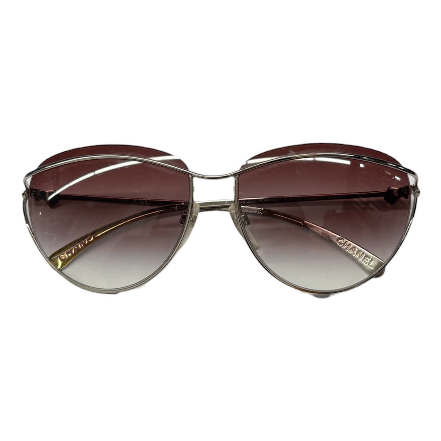 CHANEL Sunglasses 4181-A Silver