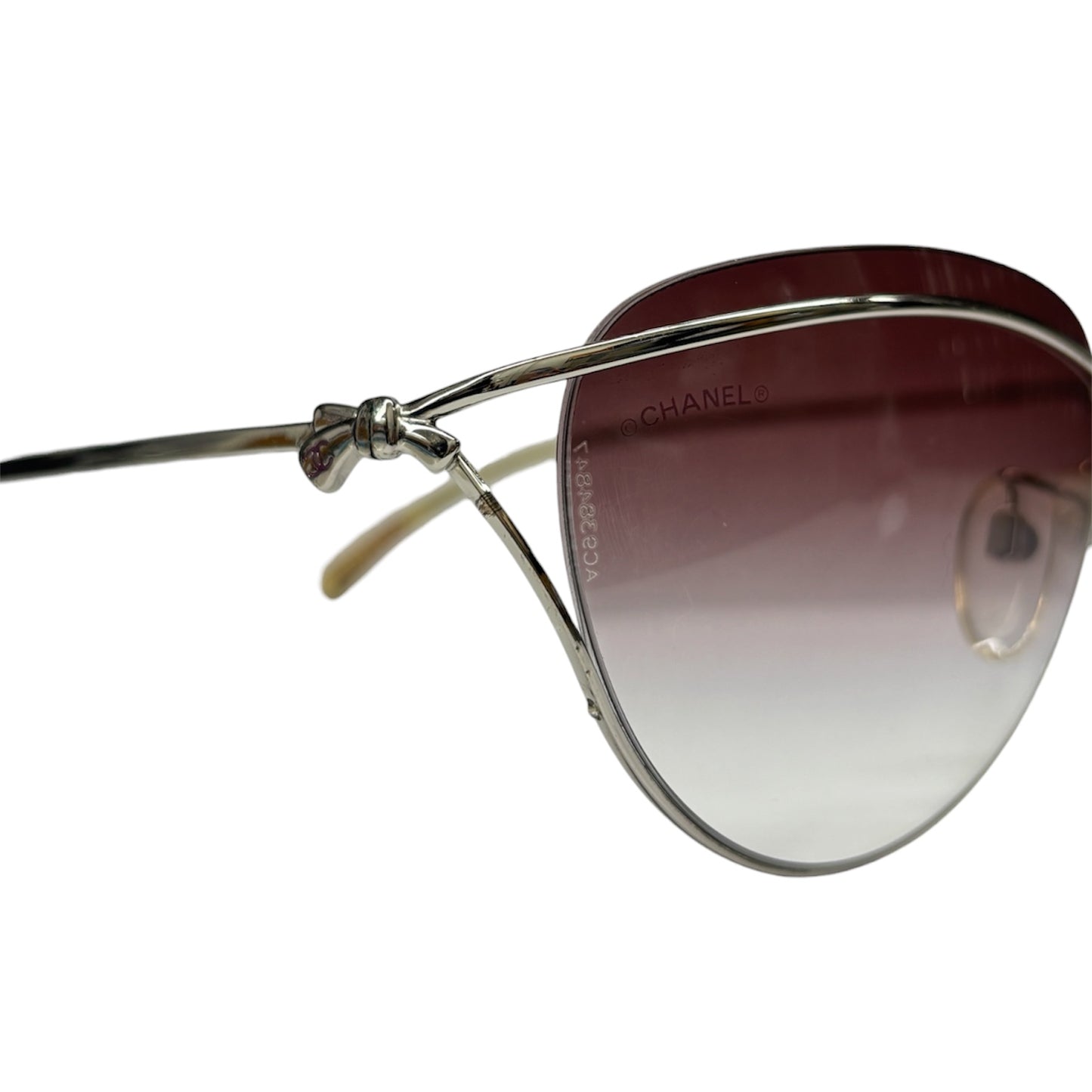 CHANEL Sunglasses 4181-A Silver