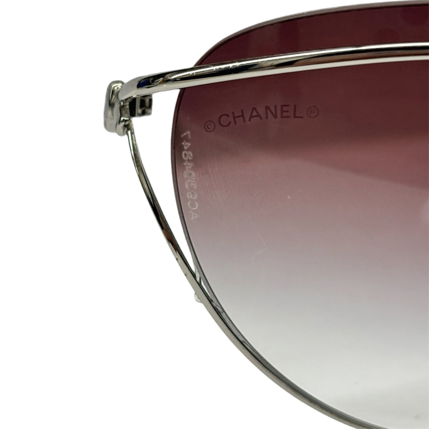 CHANEL Sunglasses 4181-A Silver
