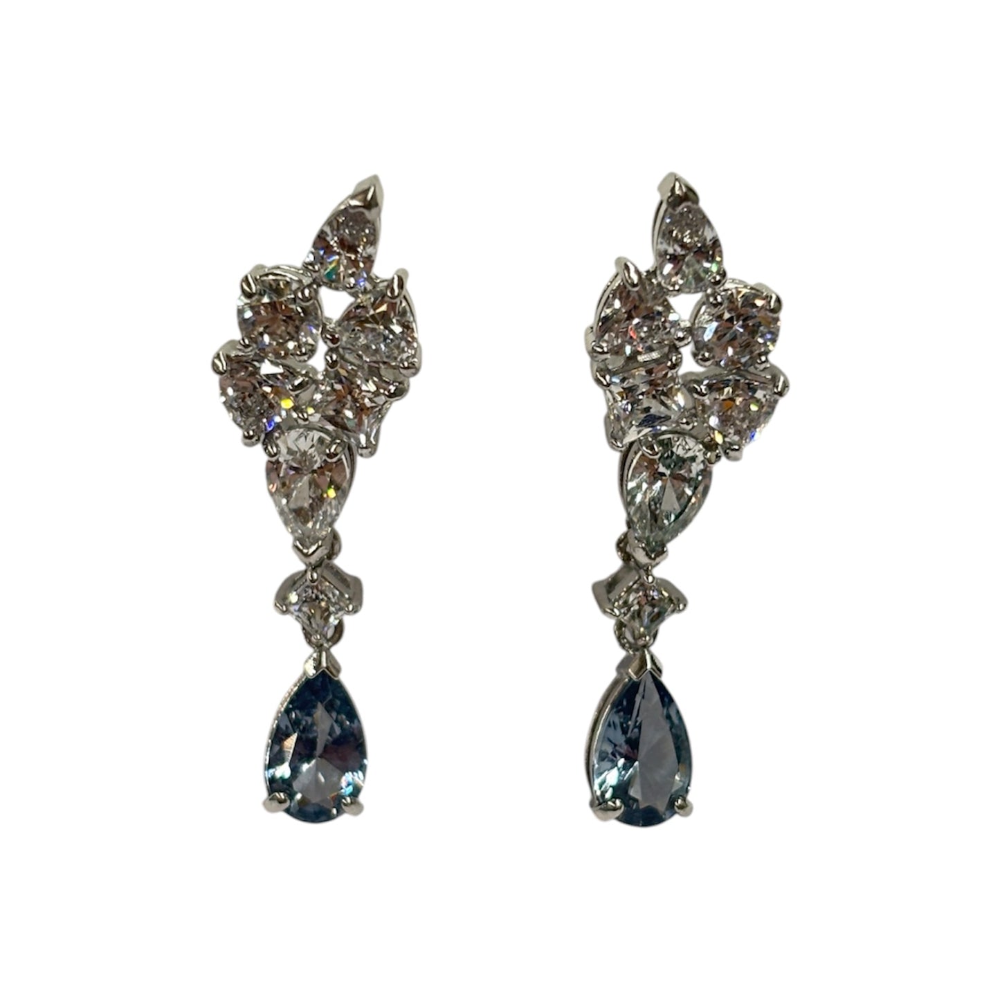 SWAROVSKI EARRING SILVER