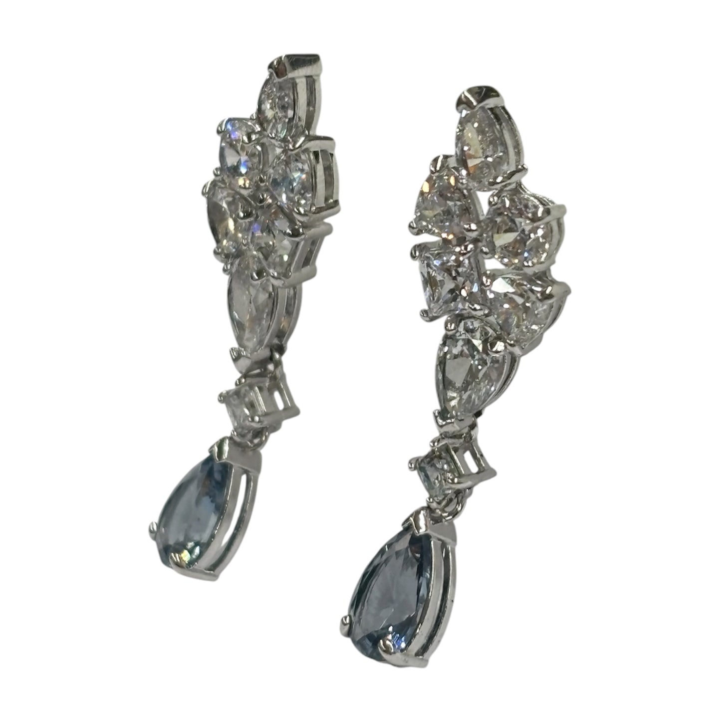 SWAROVSKI EARRING SILVER