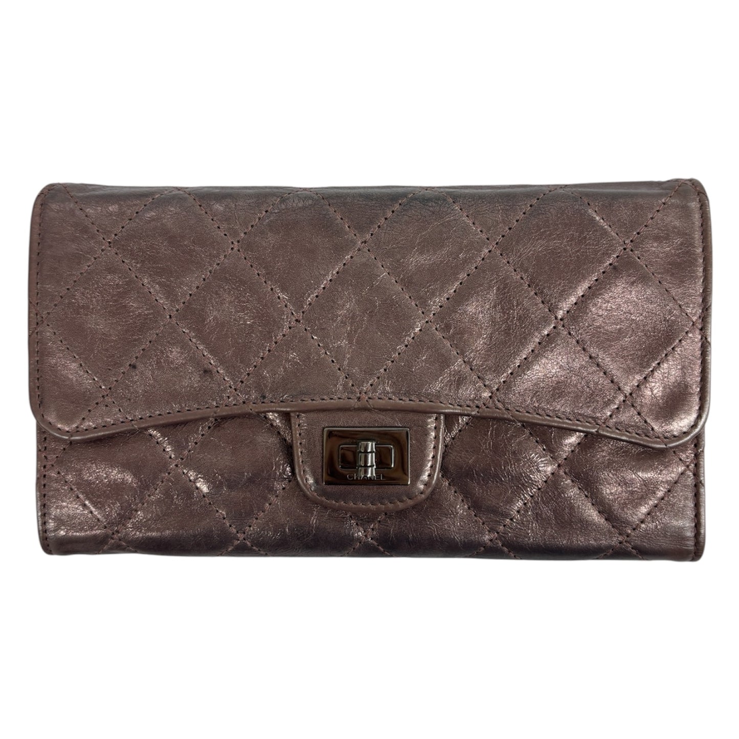 CHANEL Long Wallet Rouge Lady's 2. 55 Reissu 2499096