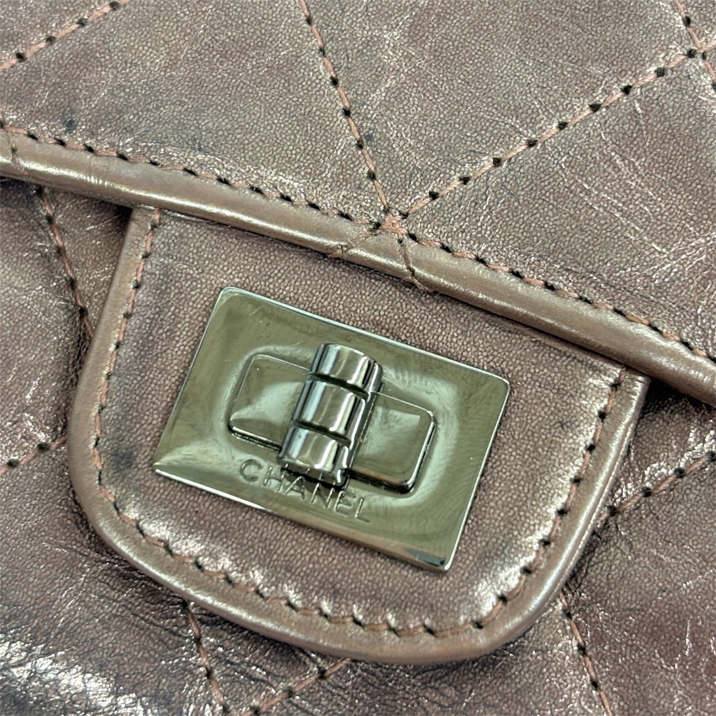 CHANEL Long Wallet Rouge Lady's 2. 55 Reissu 2499096