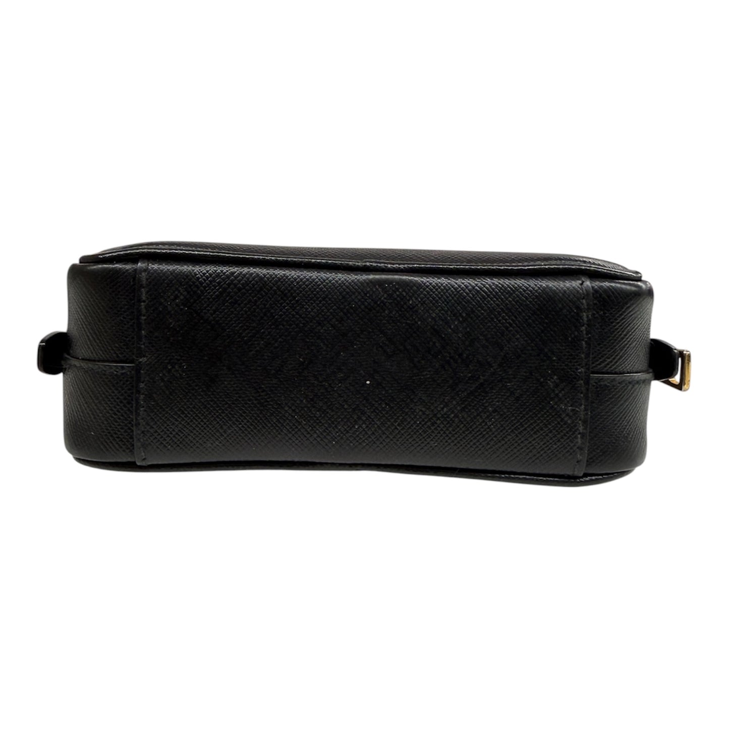 PRADA SHOULDER BAG 1N1674 BLACK WITH CARD/BOX